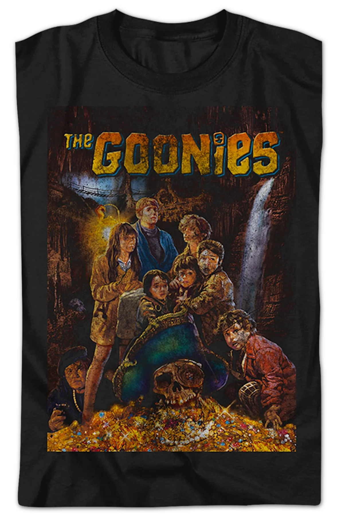 Distressed Poster Goonies T-Shirt - Image 2