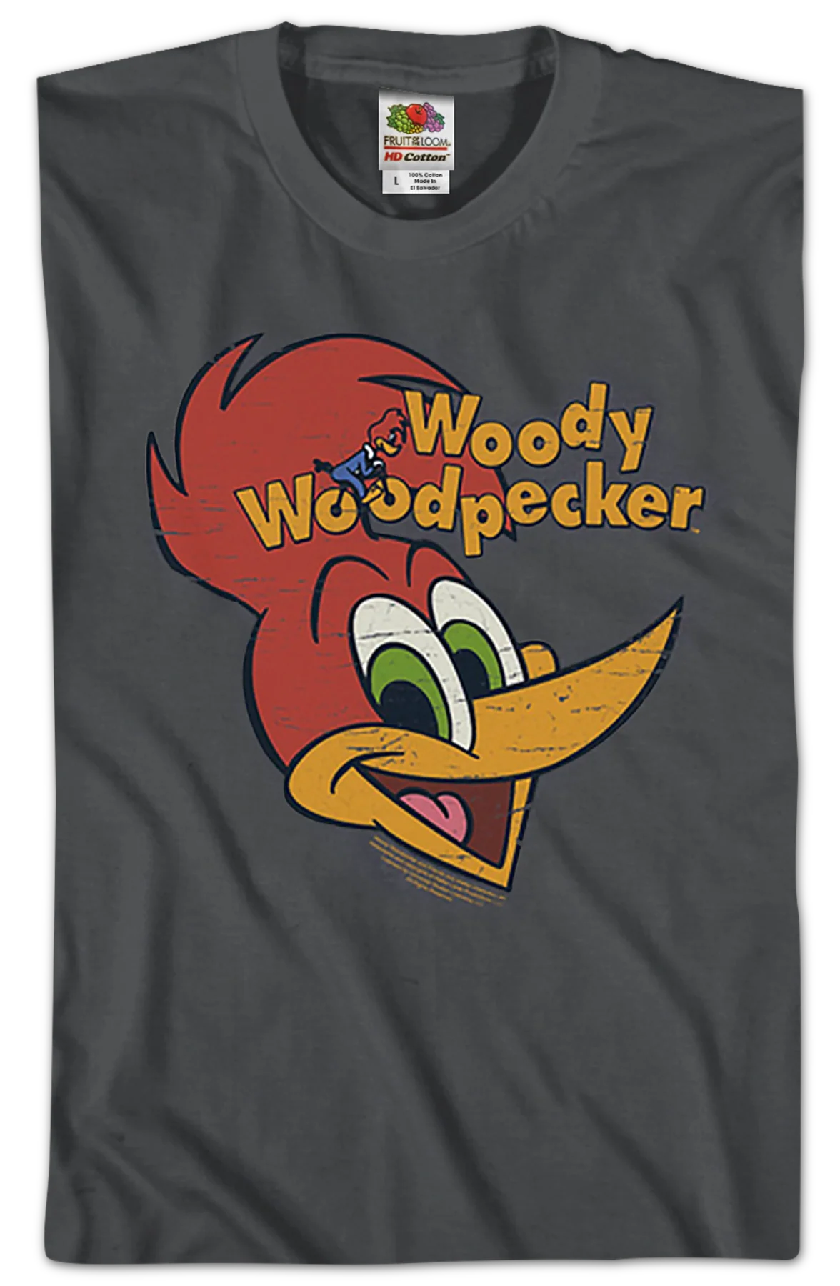 Distressed Woody Woodpecker T-Shirt - Image 2
