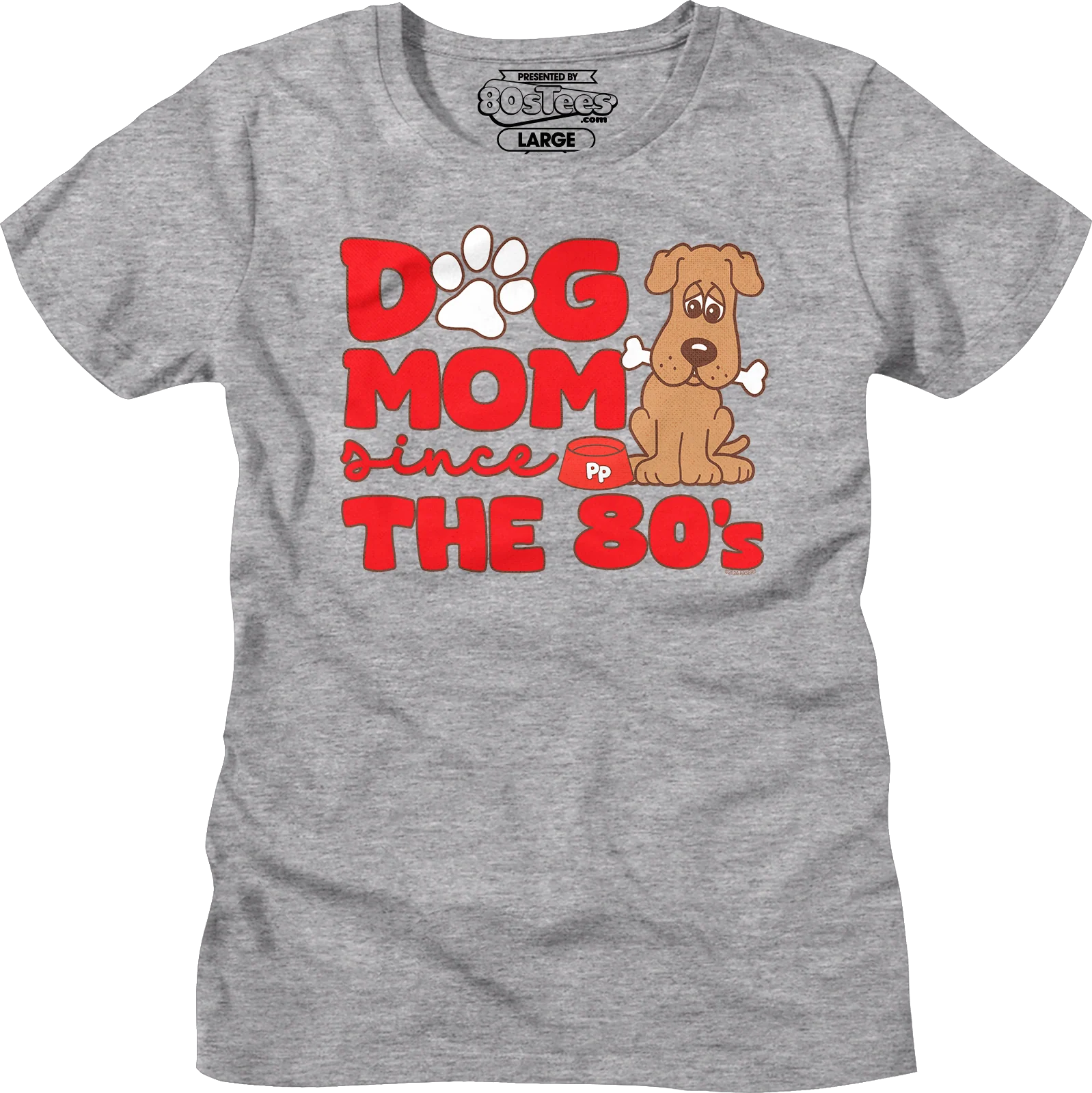 Dog Mom Since The 1980's Pound Puppies T-Shirt - Image 3