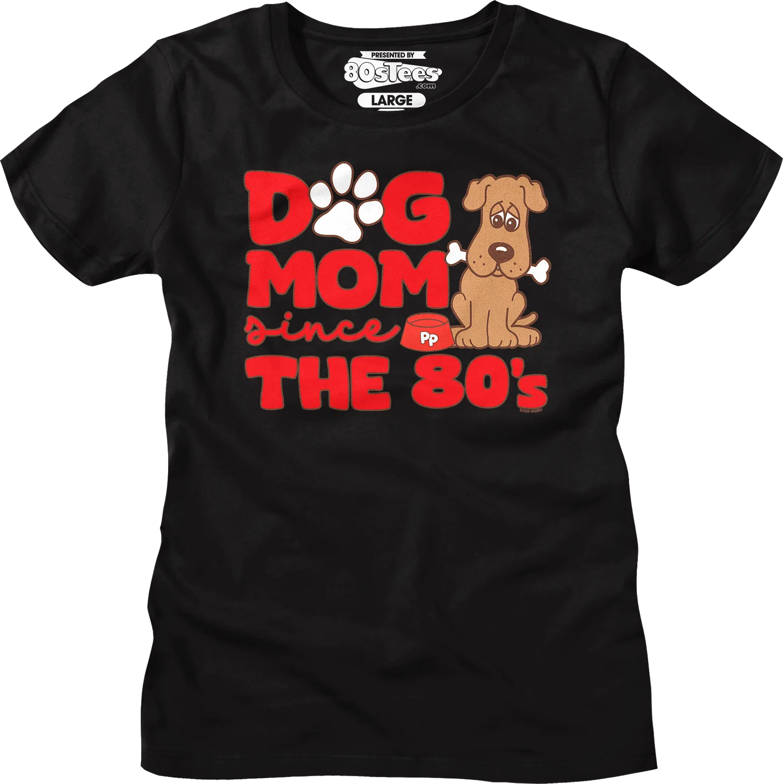 Dog Mom Since The 1980's Pound Puppies T-Shirt - Image 7