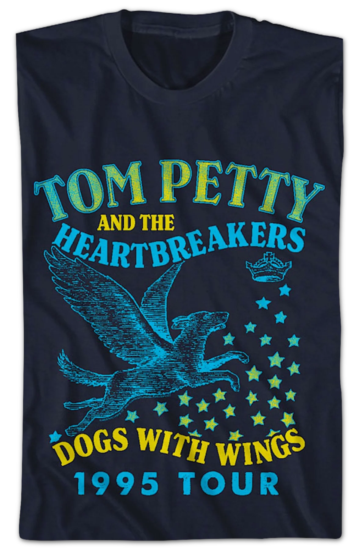 Dogs With Wings 1995 Tour Tom Petty And The Heartbreakers T-Shirt - Image 2