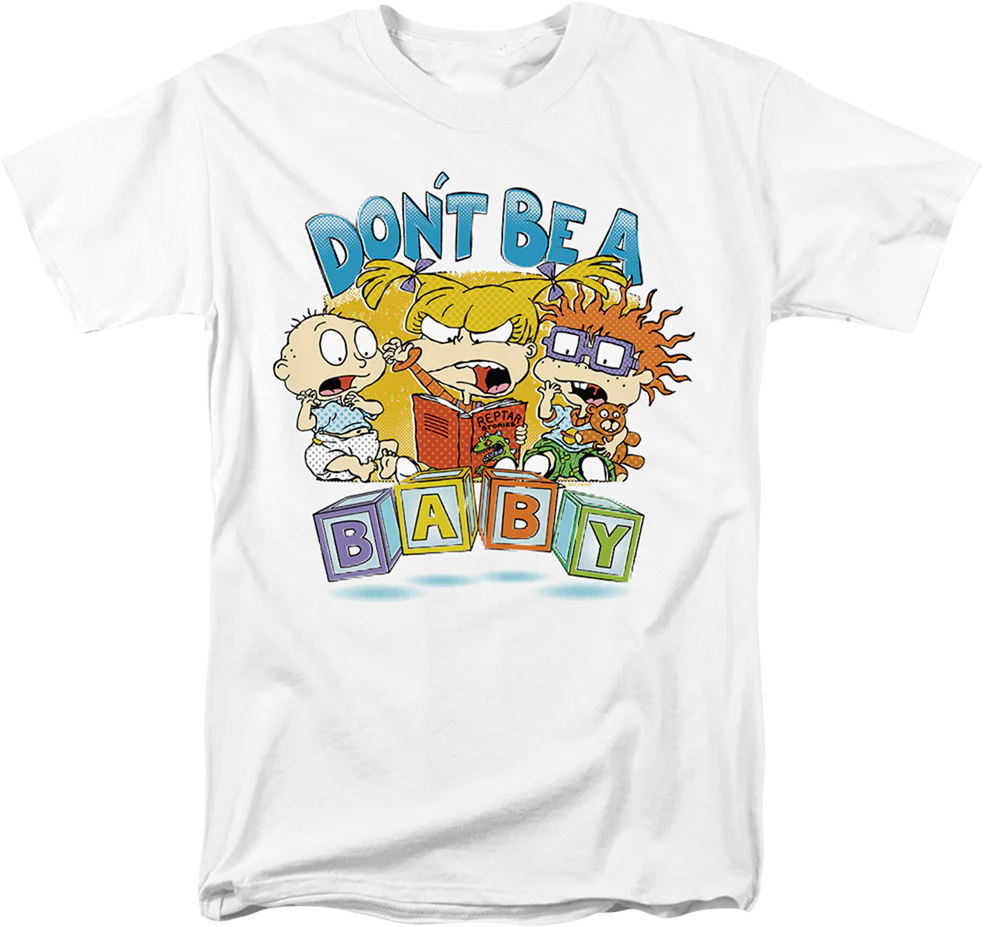 Don't Be A Baby Blocks Rugrats T-Shirt