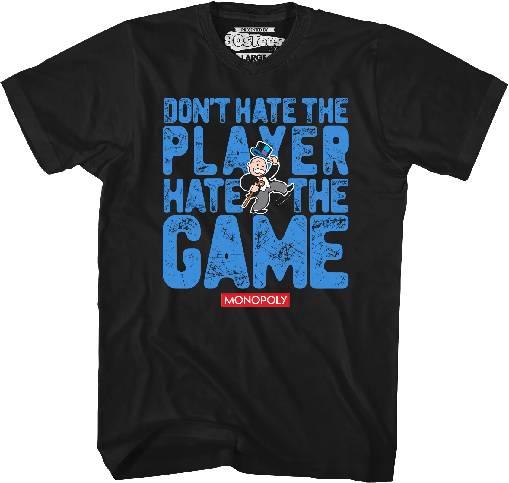 Don't Hate The Player Hate The Game Monopoly T-Shirt - Image 5