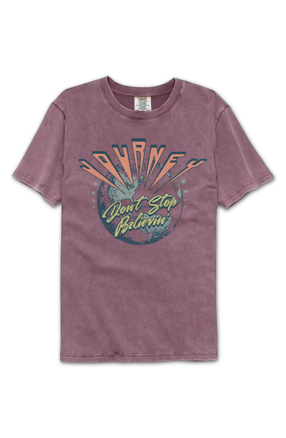 Don't Stop Believin' Journey Comfort Colors Brand T-Shirt - Image 2
