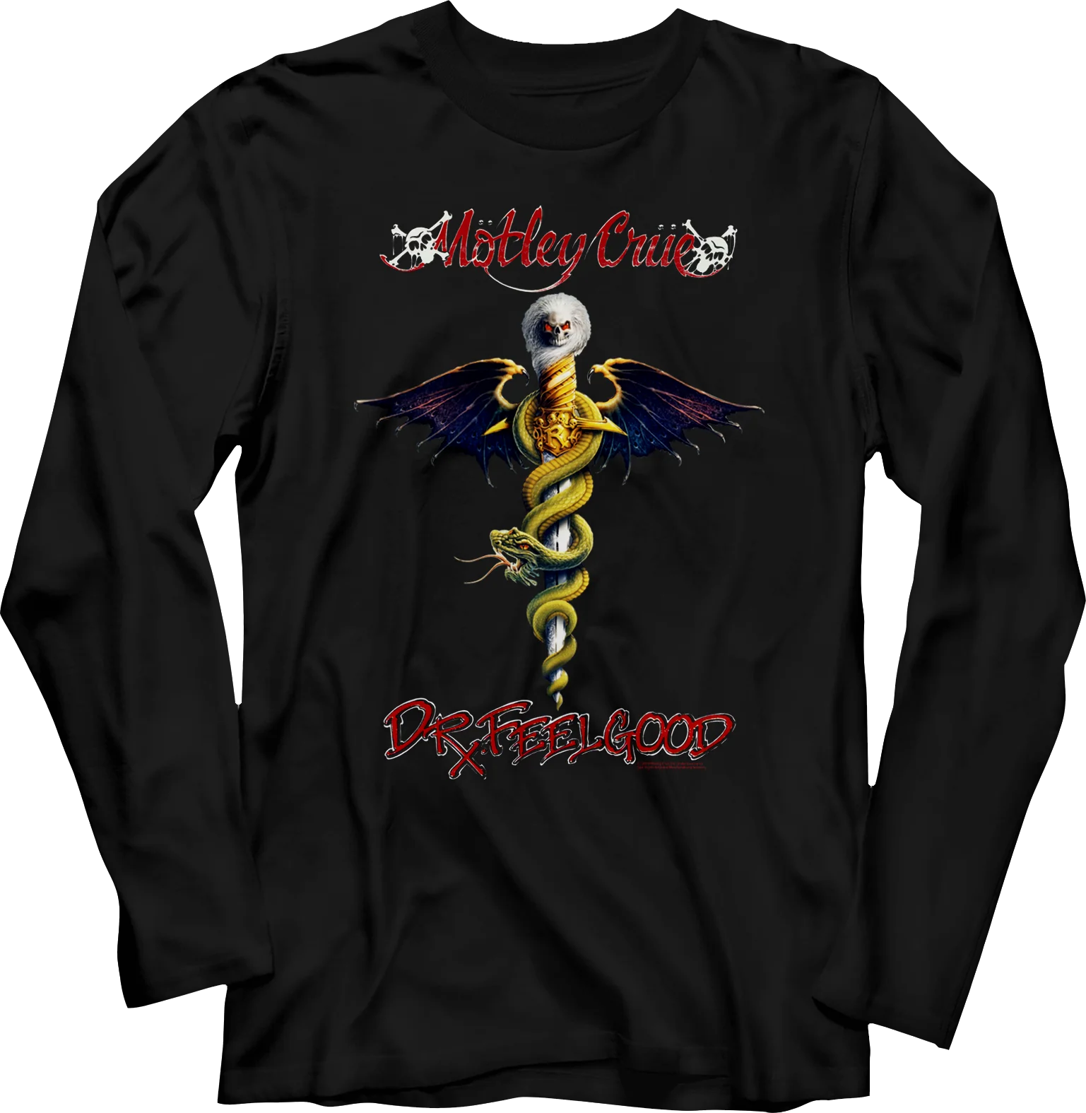 Dr. Feelgood Motley Crue Long Sleeve Shirt