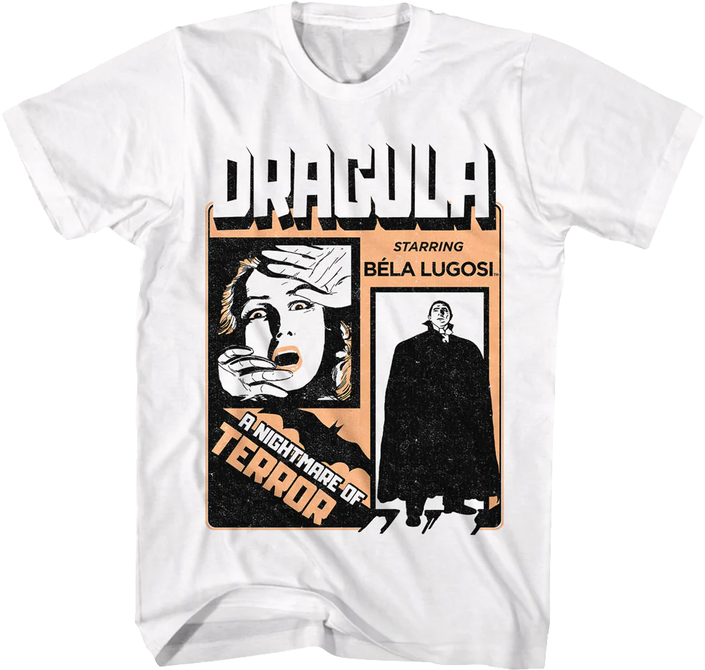Dracula A Nightmare Of Terror Bela Lugosi T-Shirt