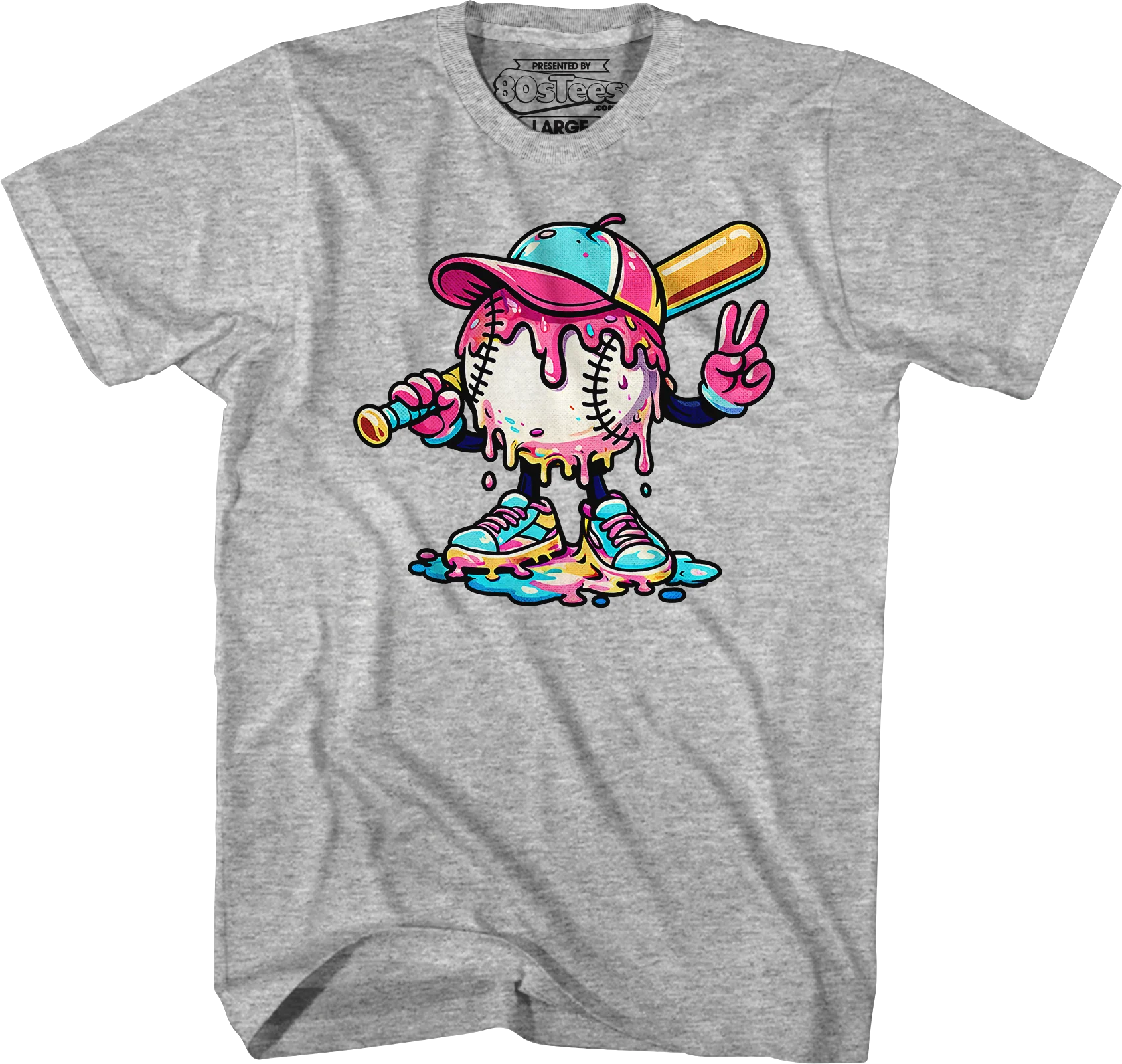 Dripping Baseball T-Shirt - Image 3