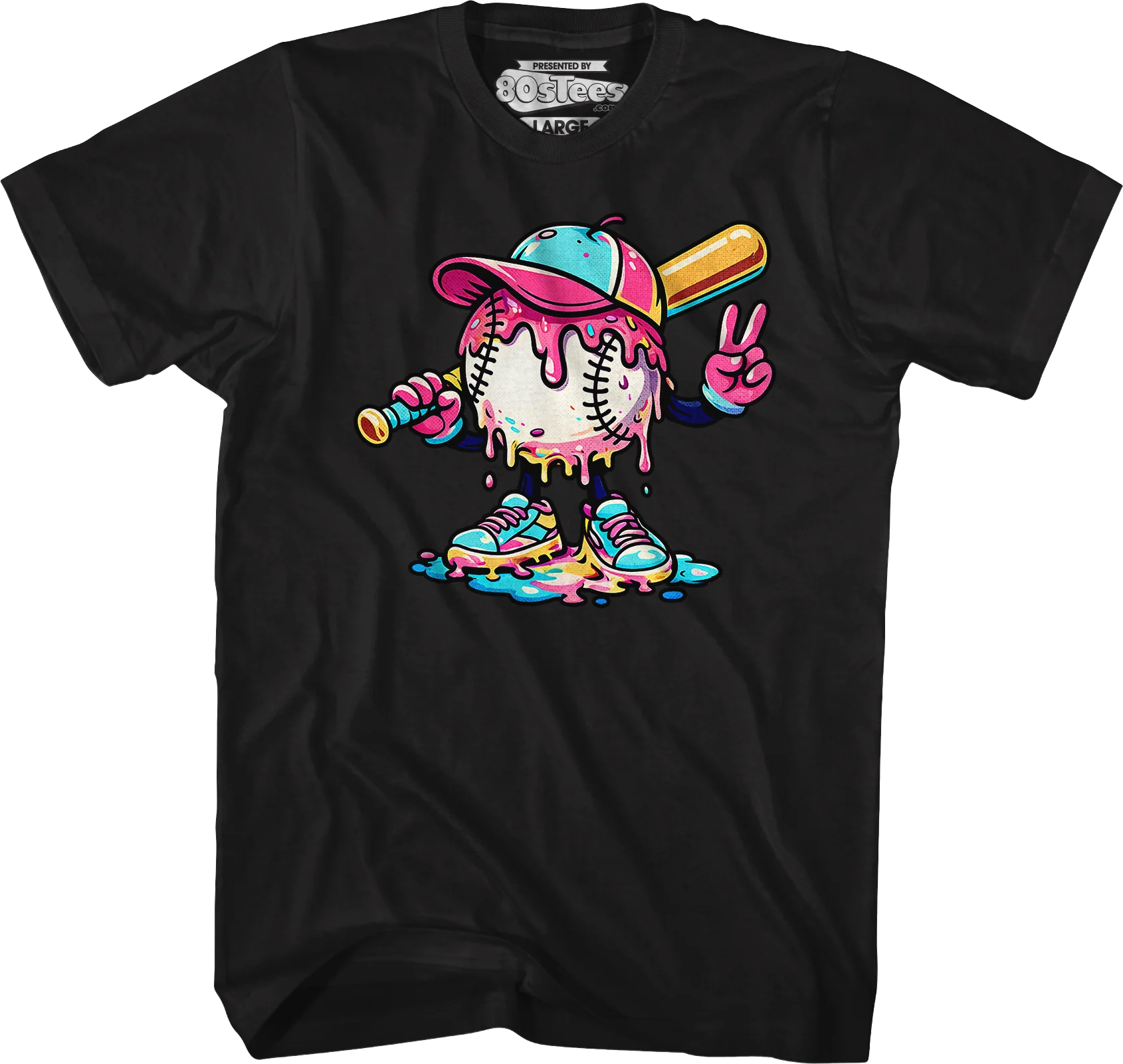 Dripping Baseball T-Shirt - Image 4