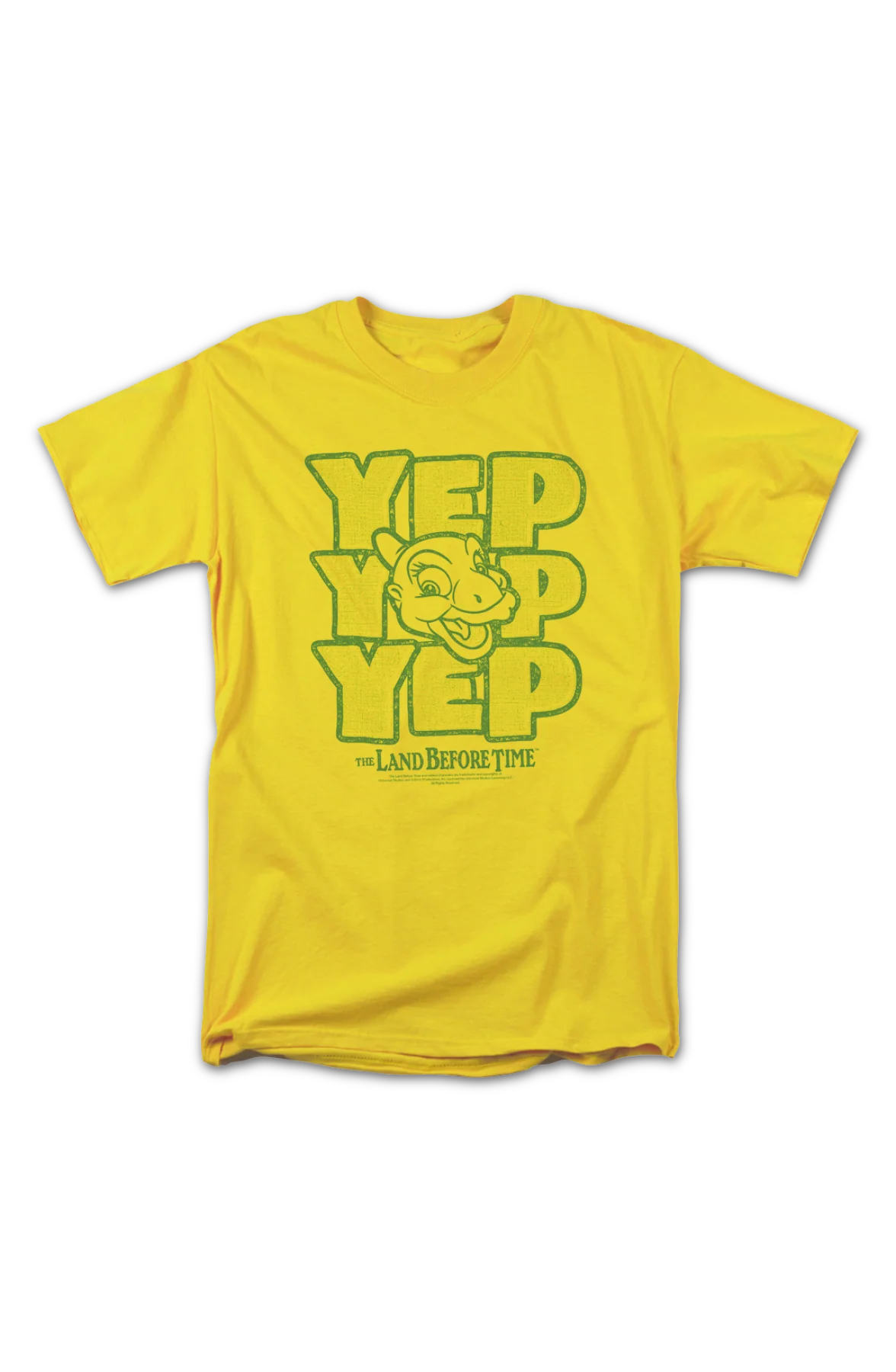 Ducky Yep Yep Yep Land Before Time T-Shirt - Image 2