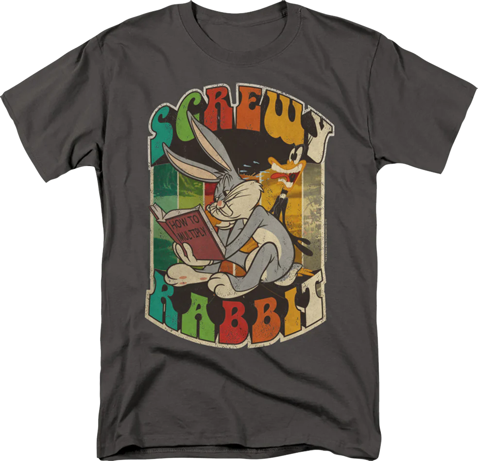 Duffy Duck Bugs Bunny Screwy Rabbit Looney Tunes T-Shirt
