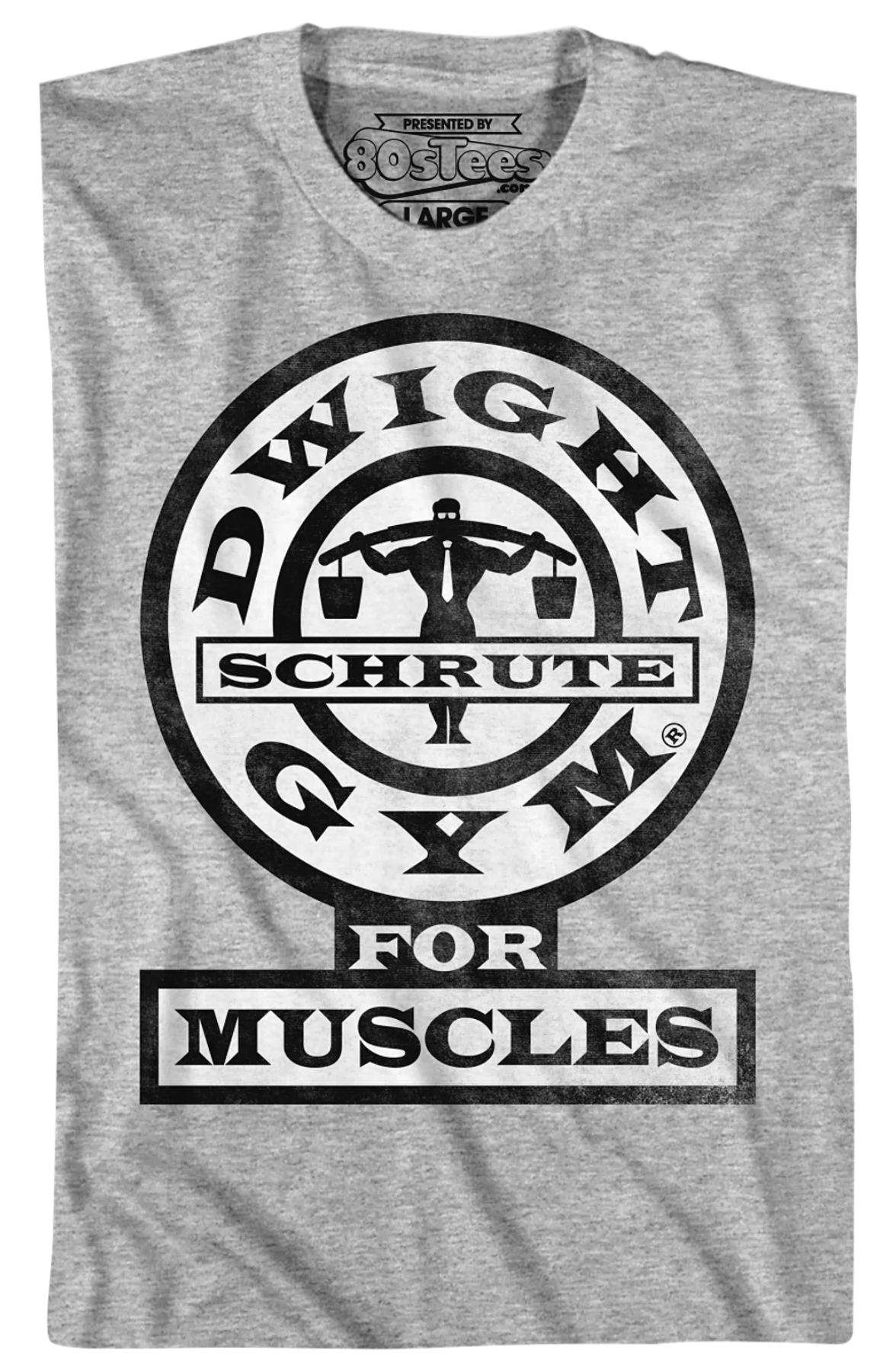 Dwight Schrute Gym For Muscles The Office T-Shirt - Image 2