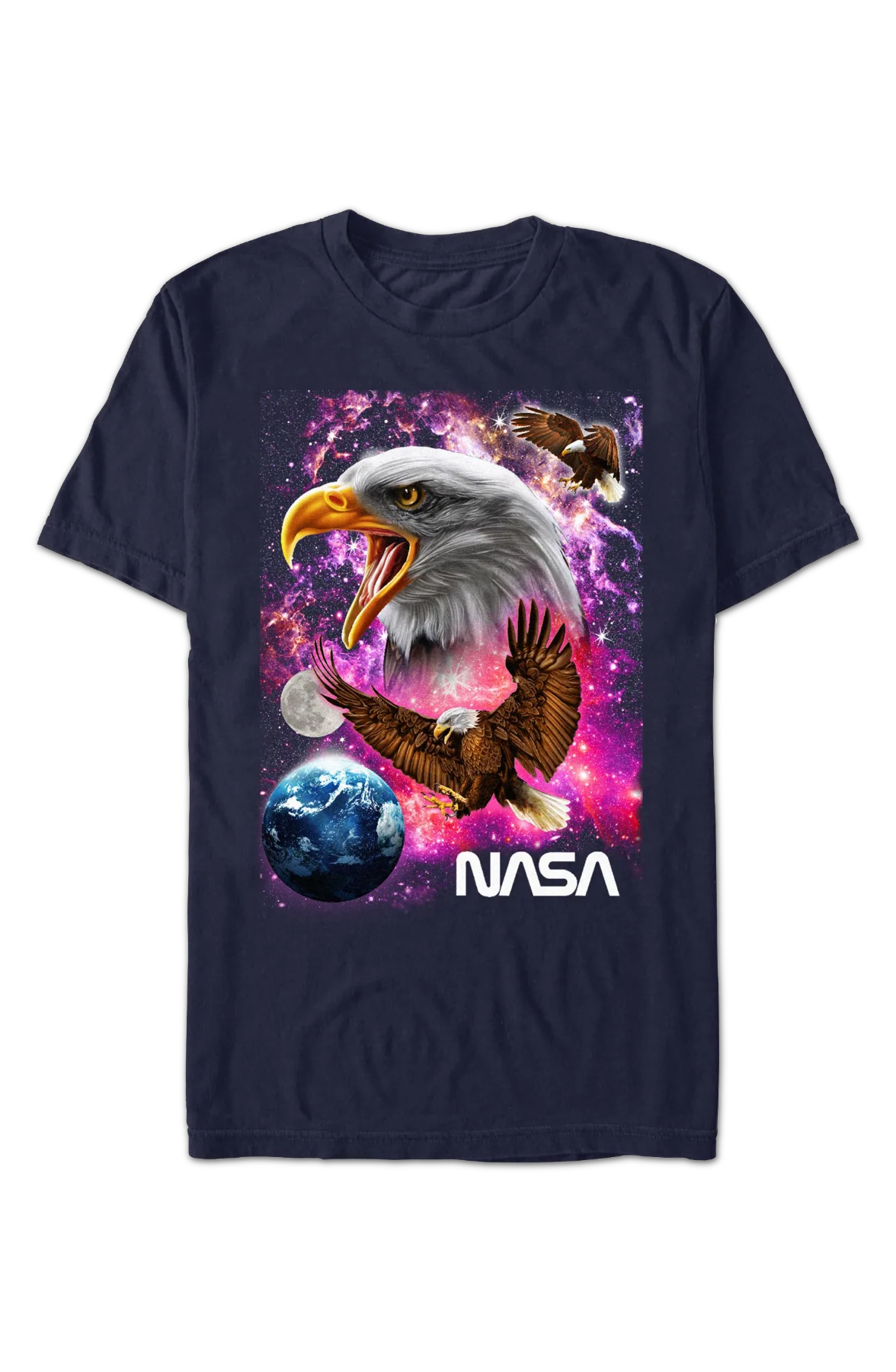 Eagle Collage NASA T-Shirt - Image 2