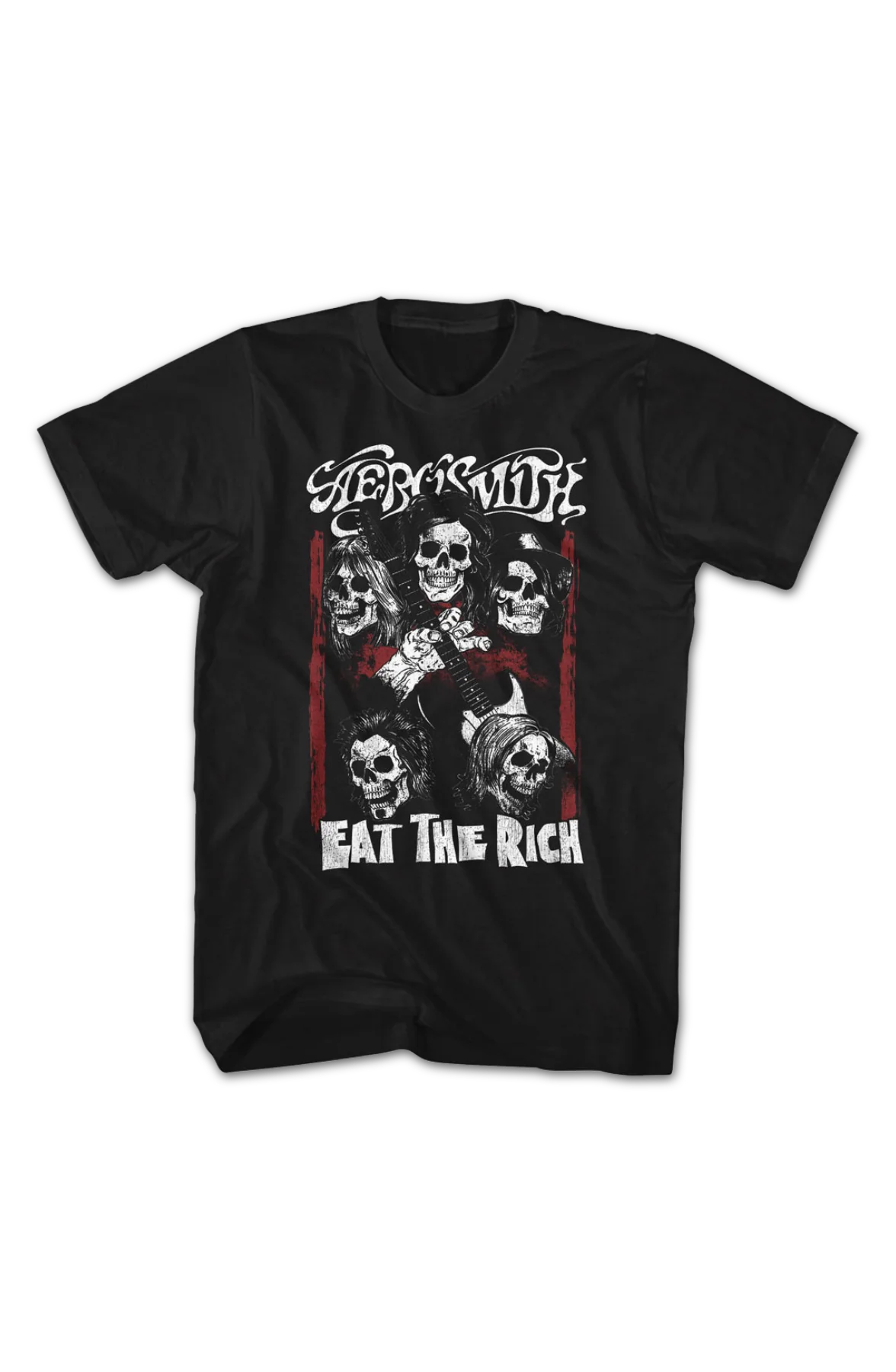 Eat The Rich Skulls Aerosmith T-Shirt - Image 2