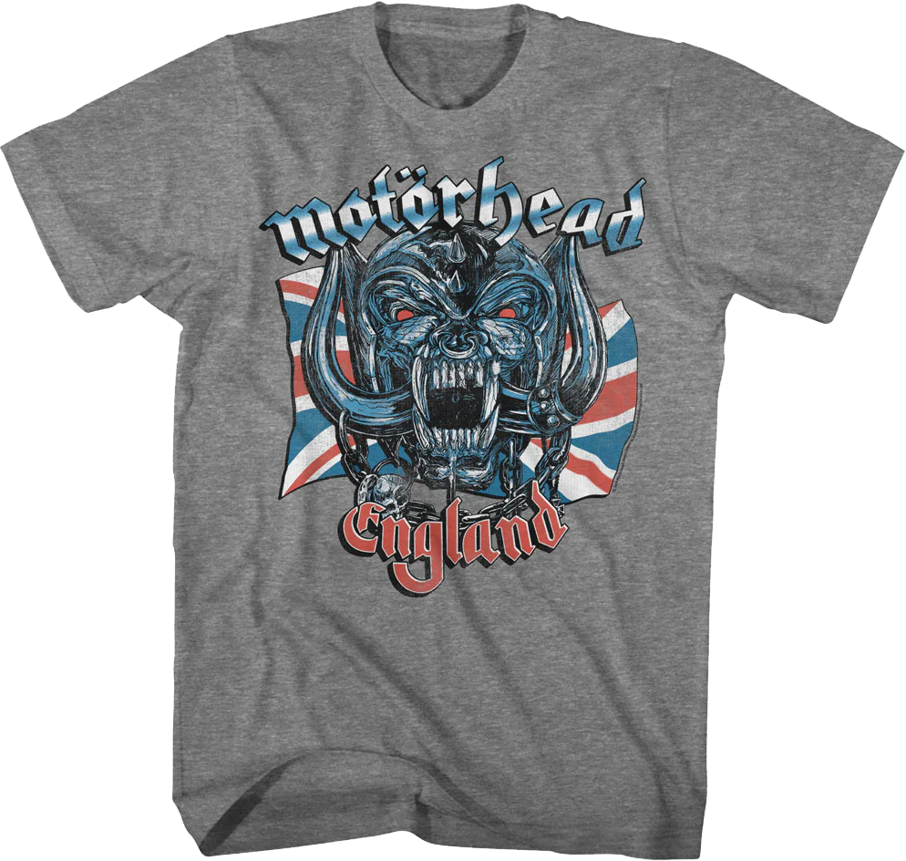 England Union Jack Motorhead T-Shirt