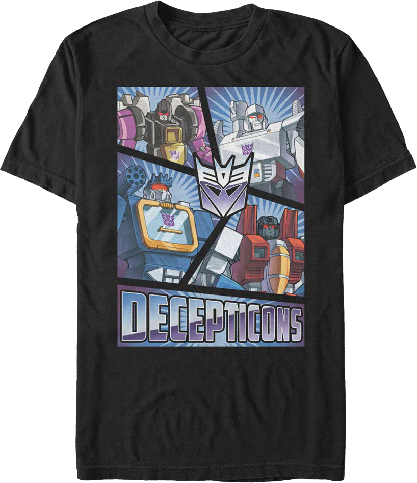 Evil Decepticons Transformers T-Shirt
