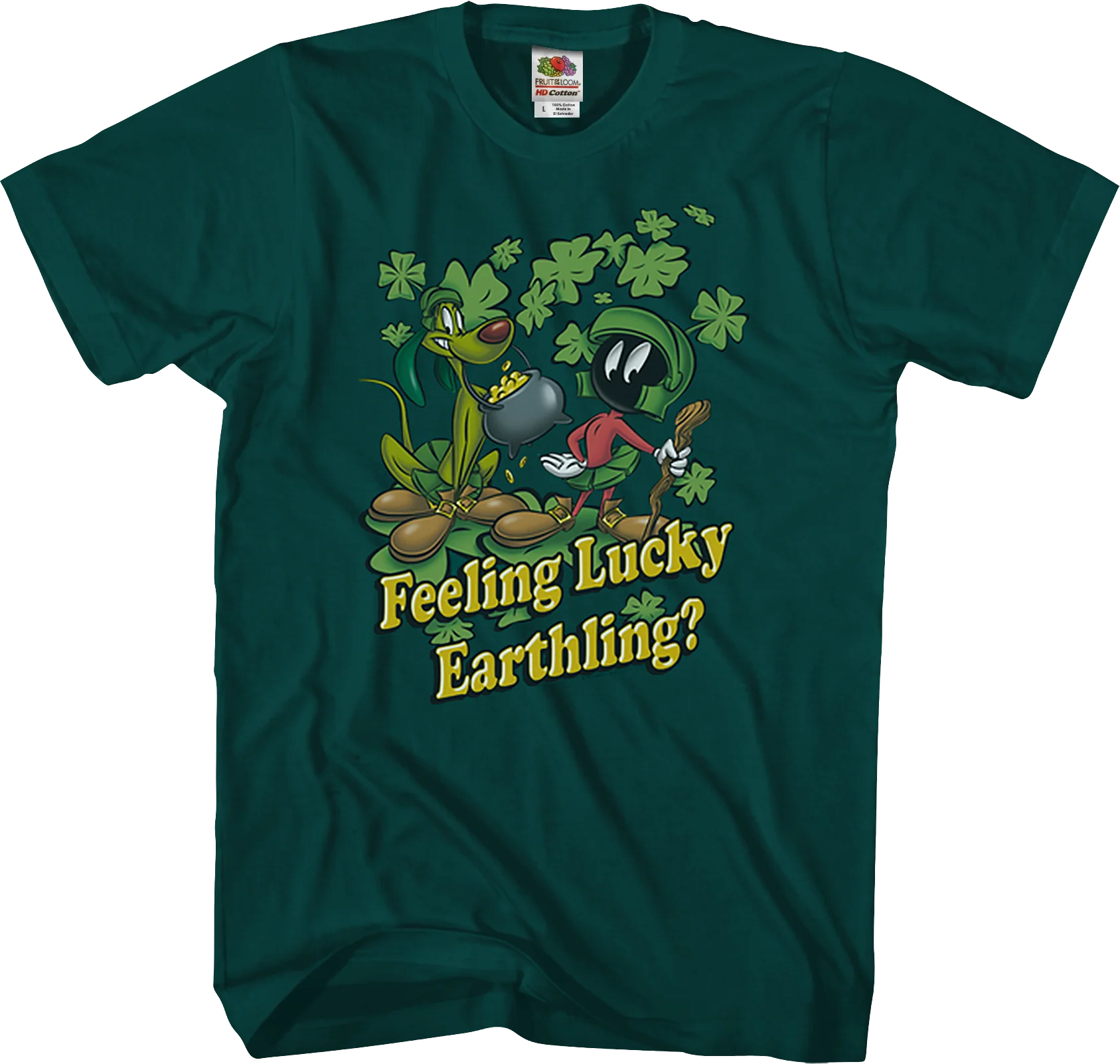 Feeling Lucky Earthling Looney Tunes T-Shirt