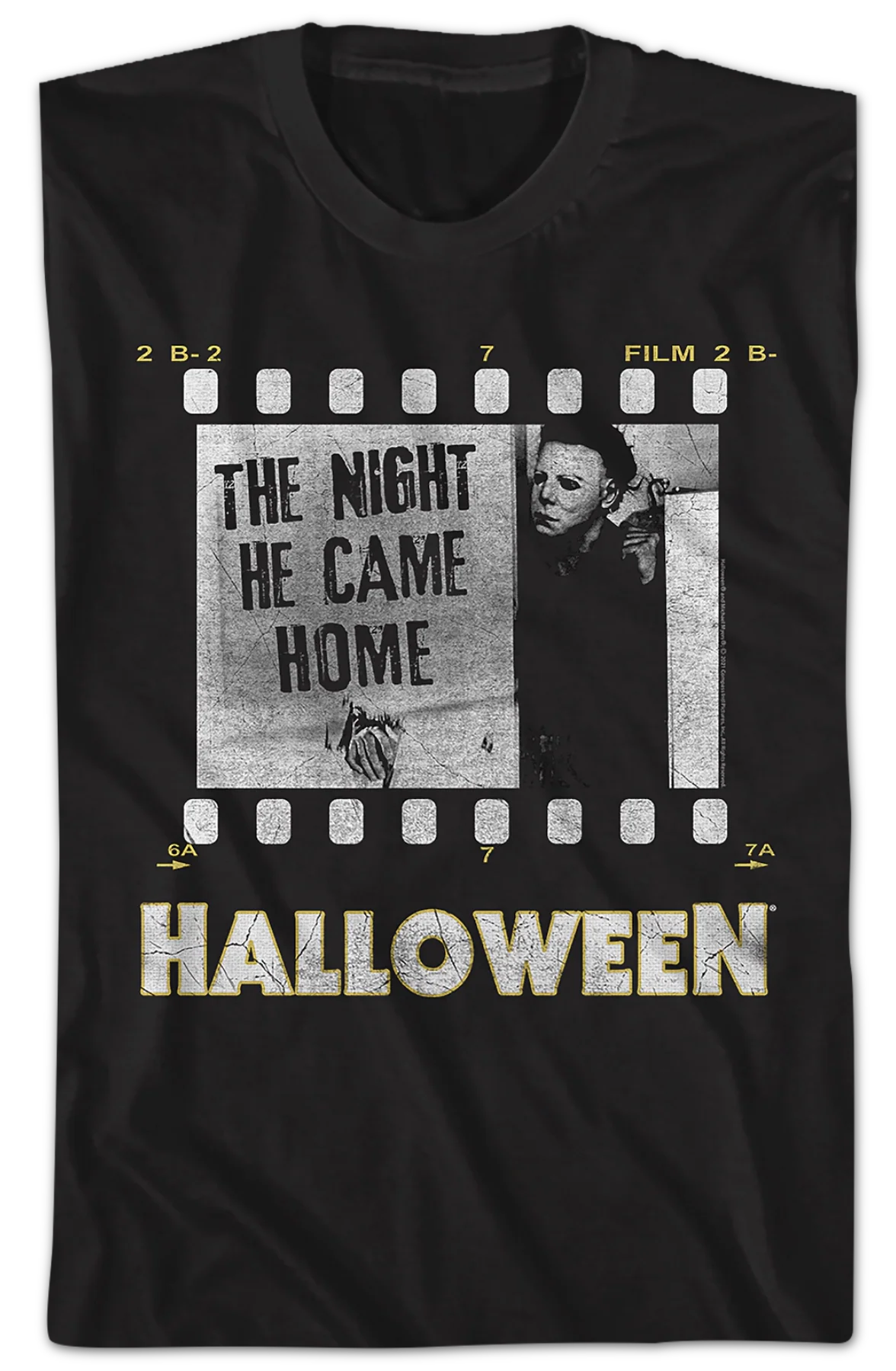 Film Strip Halloween T-Shirt - Image 2