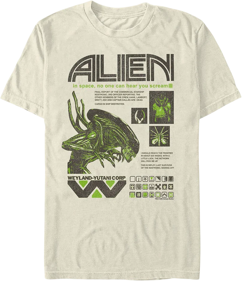 Final Report Alien T-Shirt