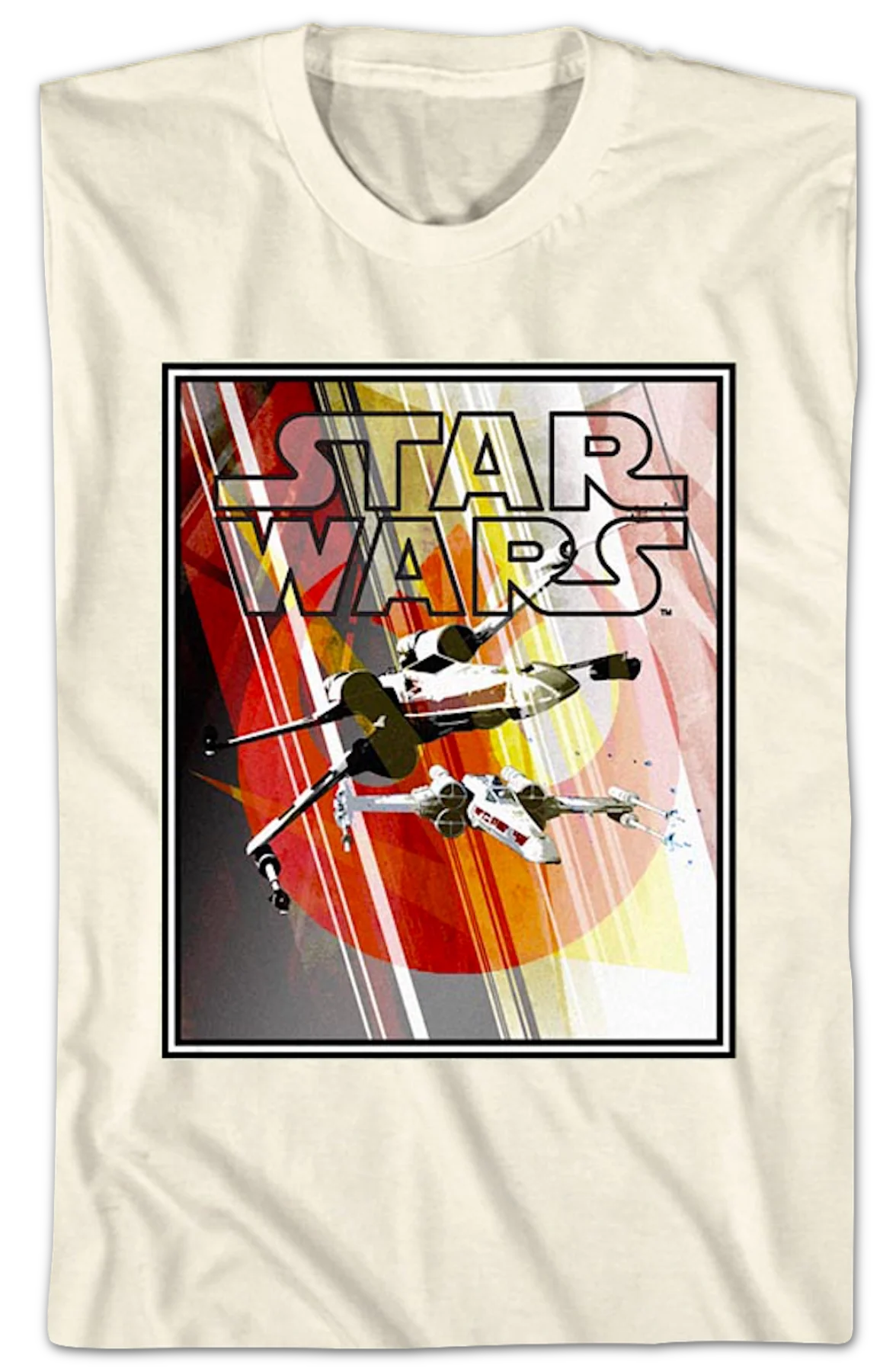 Framed X-Wing Starfighters Star Wars T-Shirt - Image 2