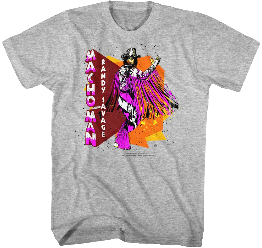 Fringe Jacket Macho Man Randy Savage T-Shirt