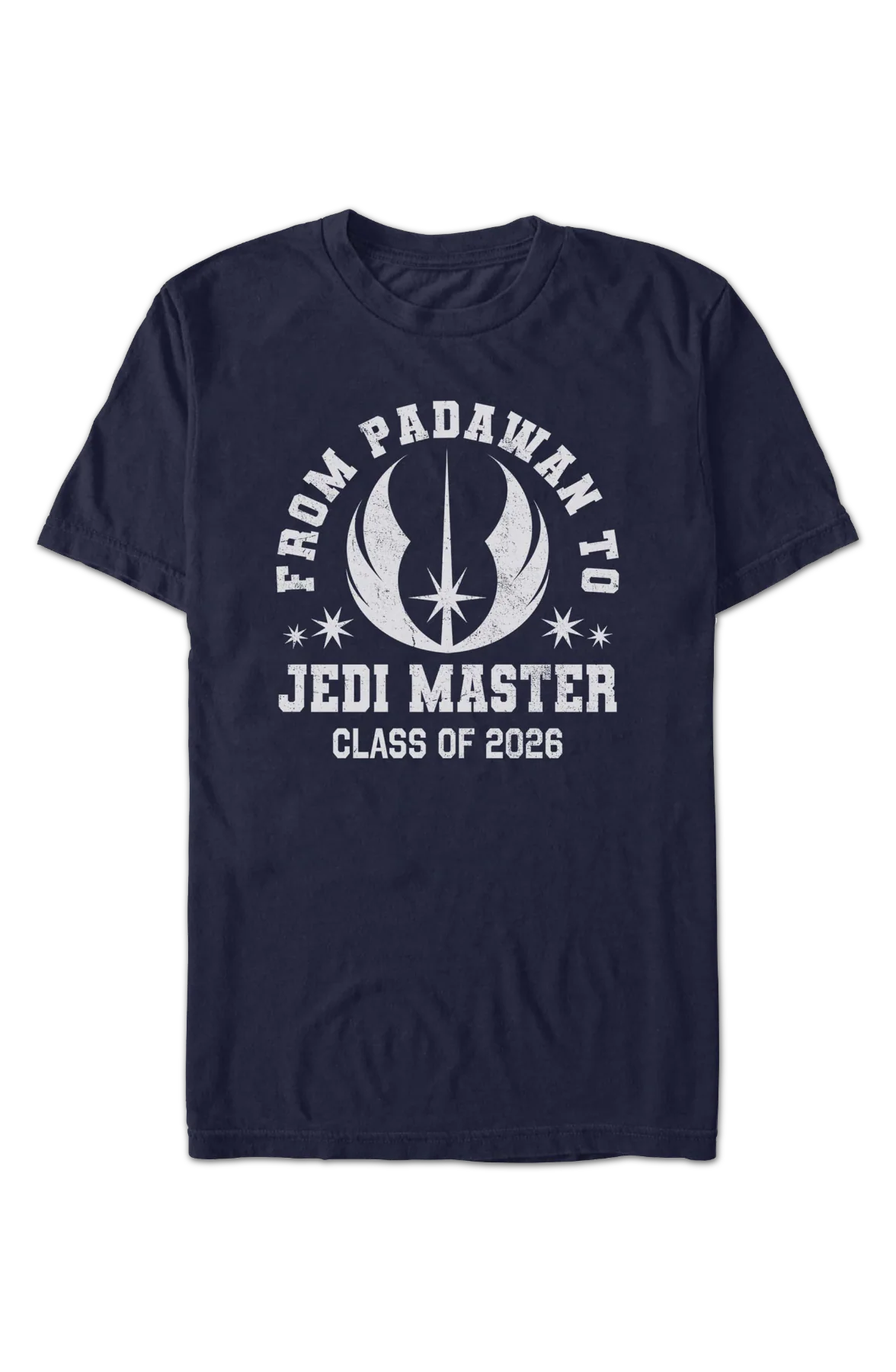 From Padawan To Jedi Master Class Of 2026 Star Wars T-Shirt - Image 2