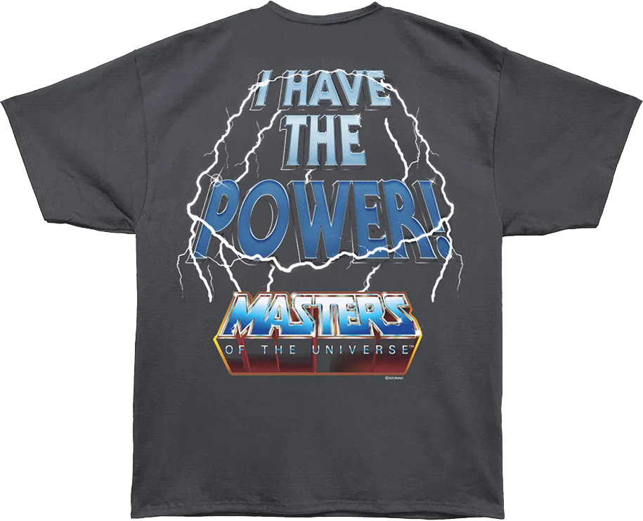 Front & Back He-Man Masters Of The Universe Oversized T-Shirt - Image 3