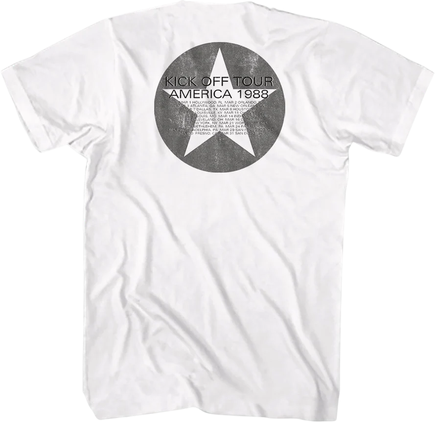 Front & Back Kick Off Tour INXS T-Shirt - Image 3