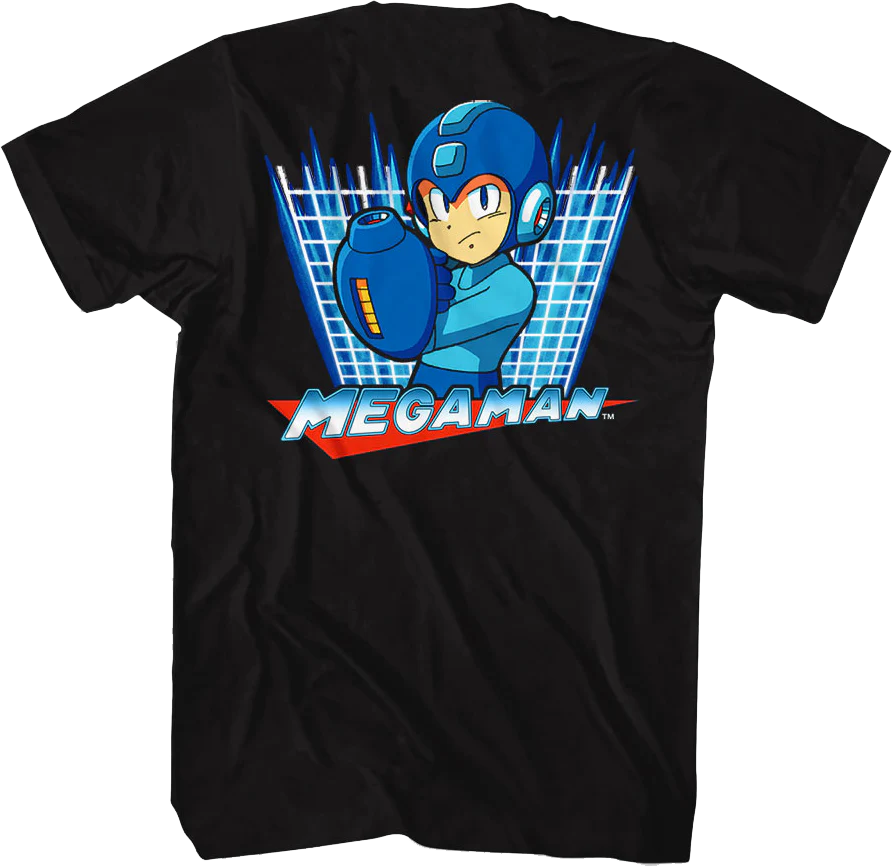 Front & Back Mega Man T-Shirt