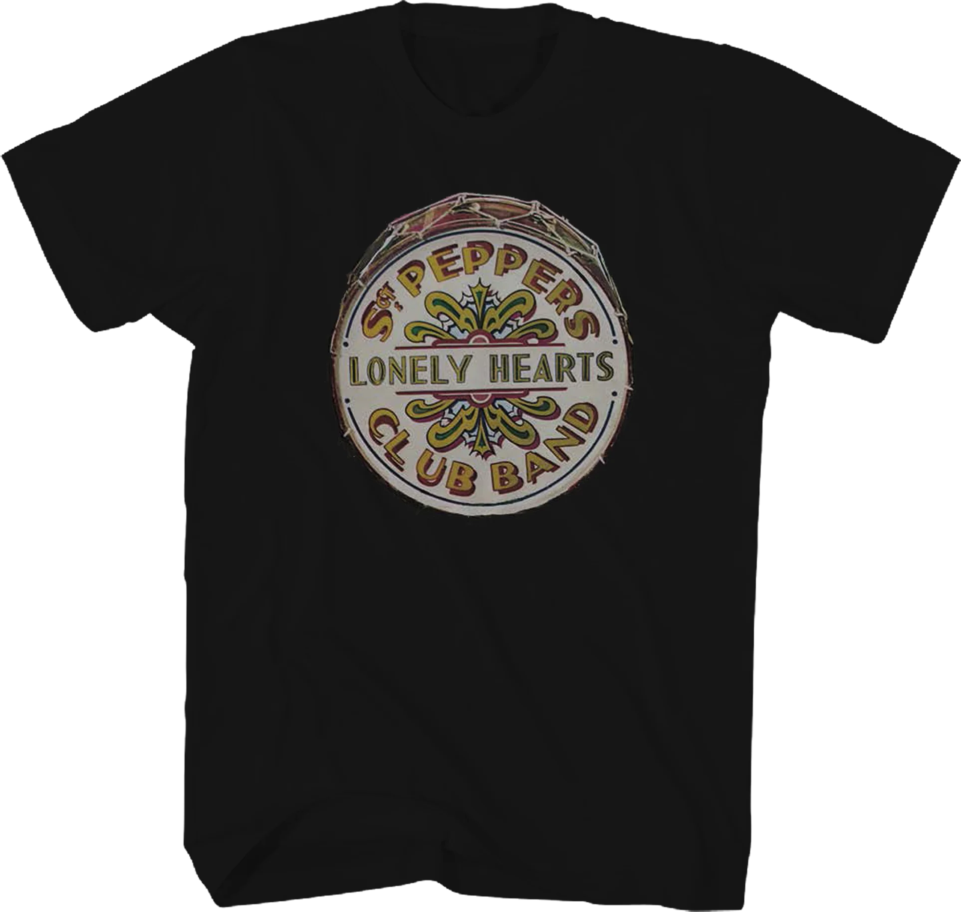 Front & Back Sgt. Pepper's Lonely Hearts Club Band Beatles T-Shirt