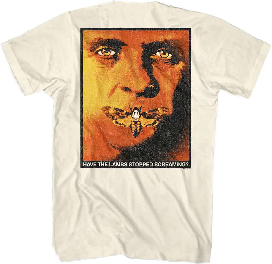 Front & Back Silence of the Lambs T-Shirt - Image 3