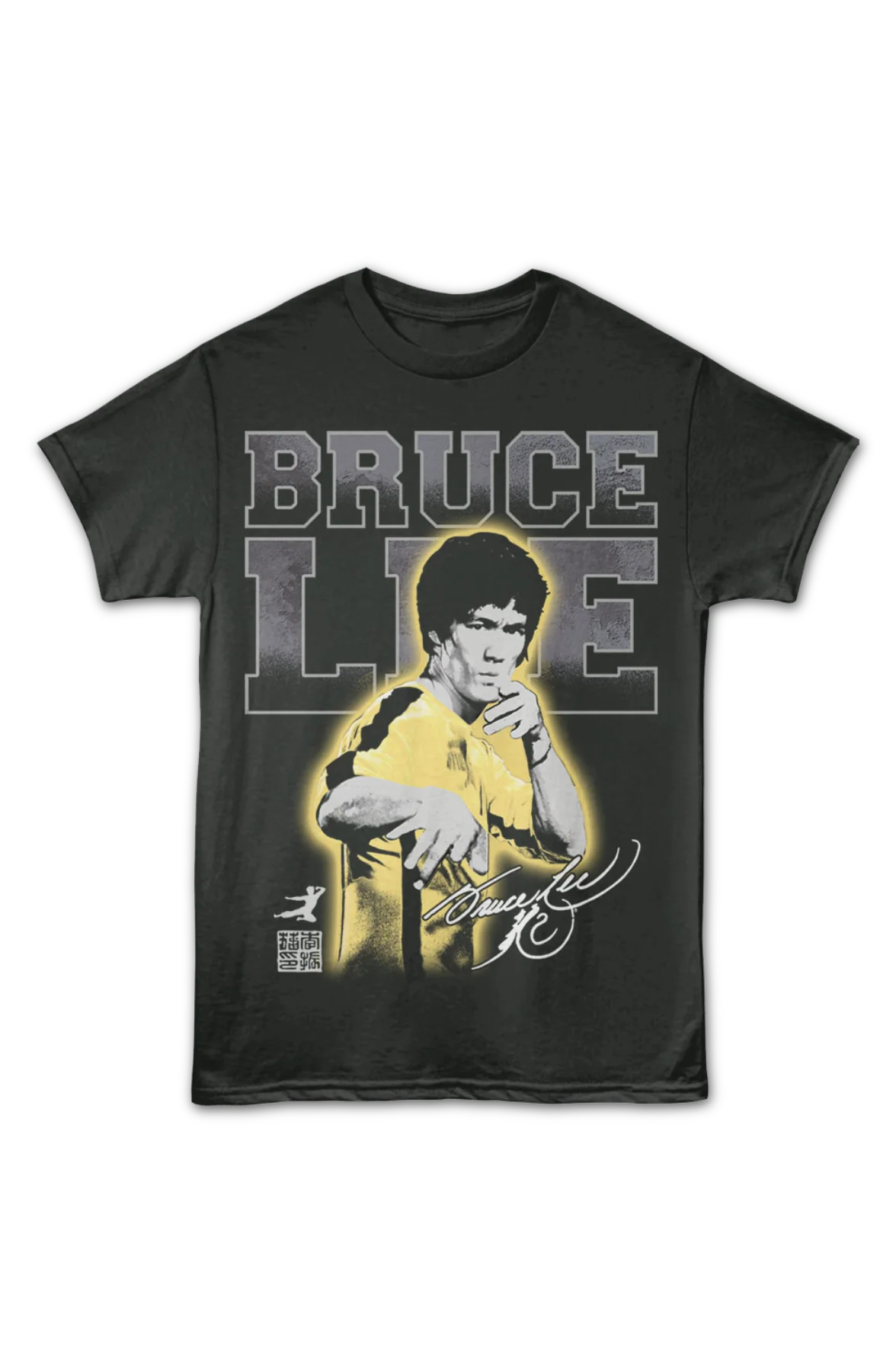 Front & Back The Dragon Bruce Lee T-Shirt - Image 2