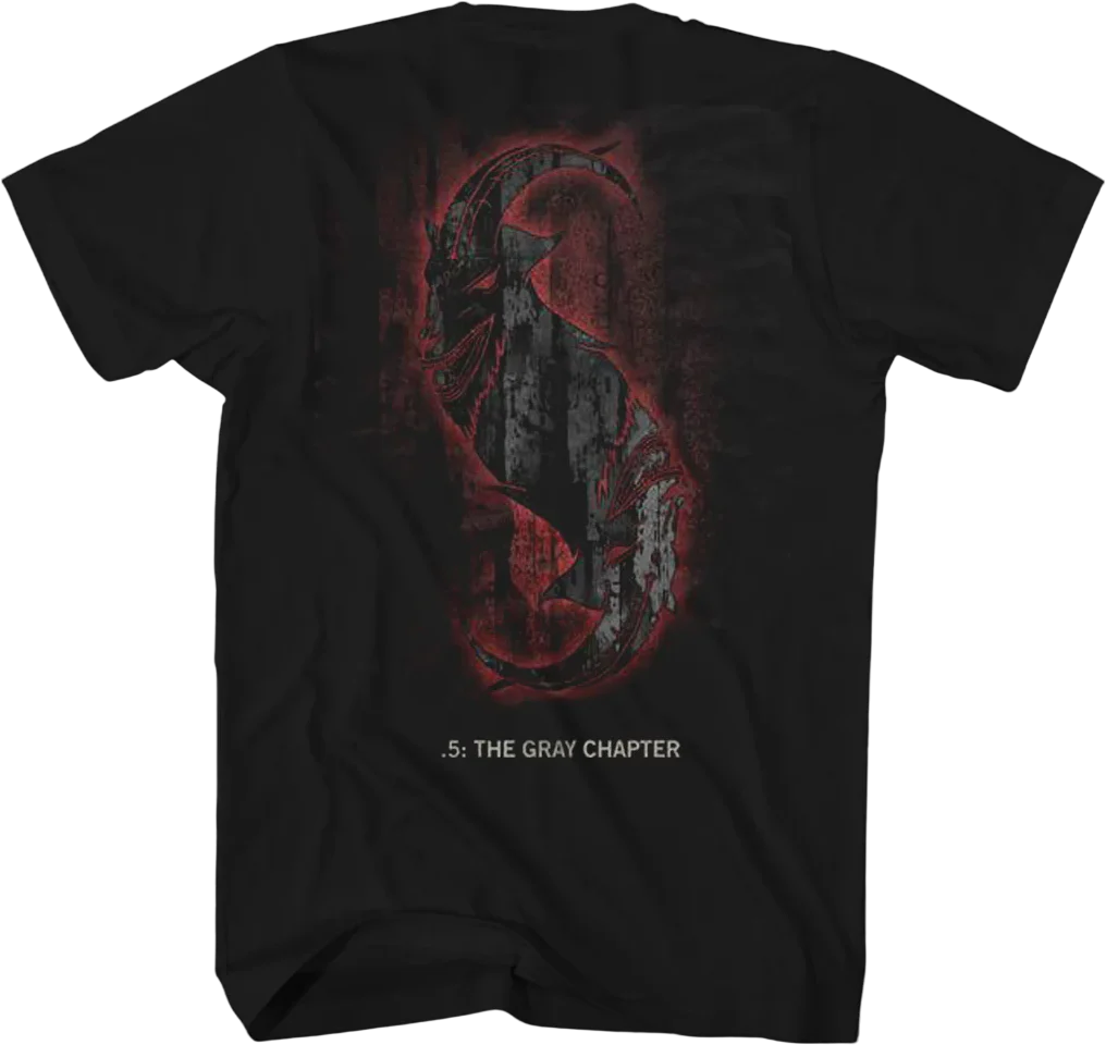 Front & Back The Gray Chapter Slipknot T-Shirt - Image 3