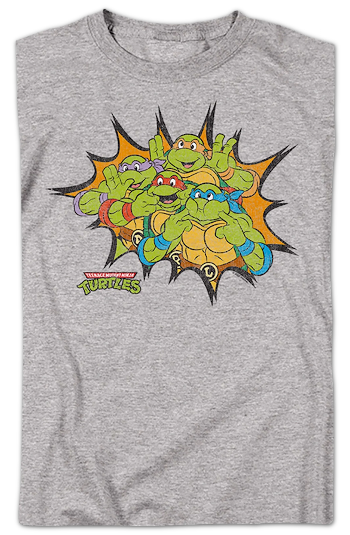 Funny Faces Teenage Mutant Ninja Turtles T-Shirt - Image 2