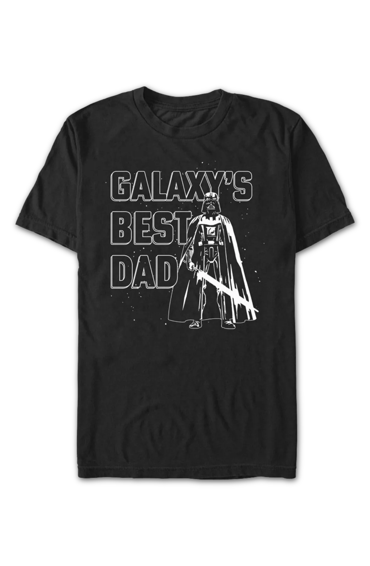 Galaxy's Best Dad Darth Vader Star Wars T-Shirt - Image 2