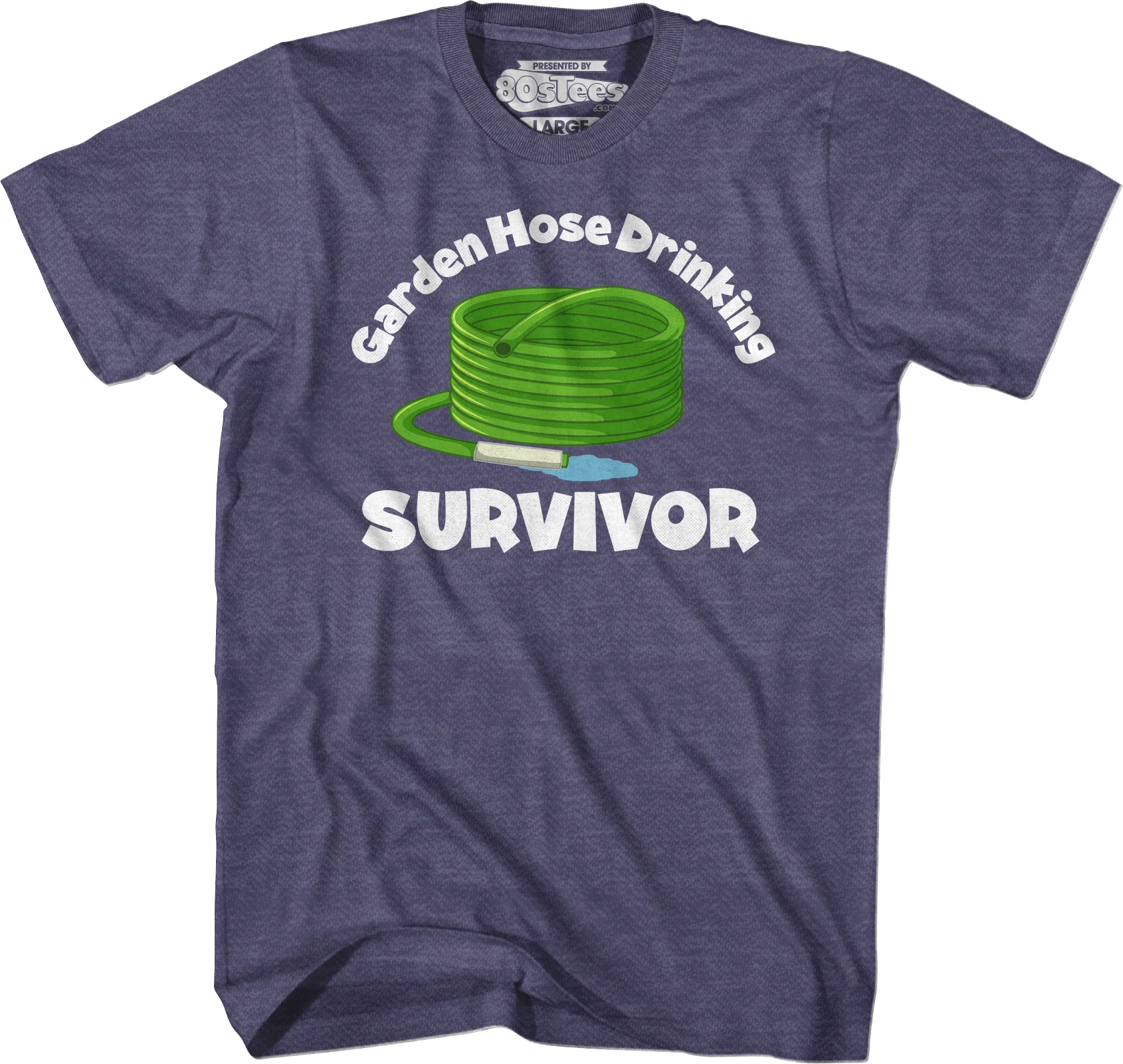 Garden Hose Drinking Survivor T-Shirt - Image 5