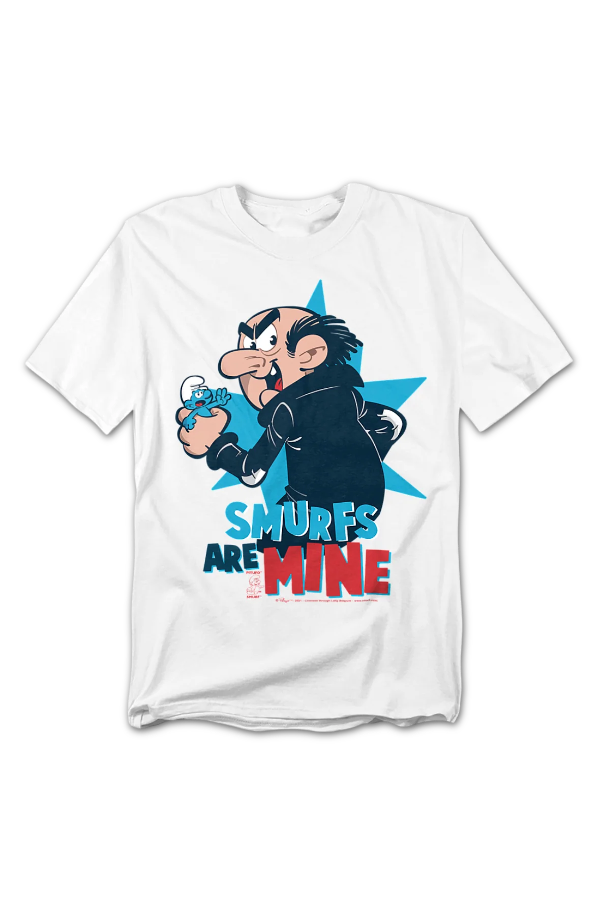 Gargamel Smurfs Are Mine Smurfs T-Shirt - Image 2