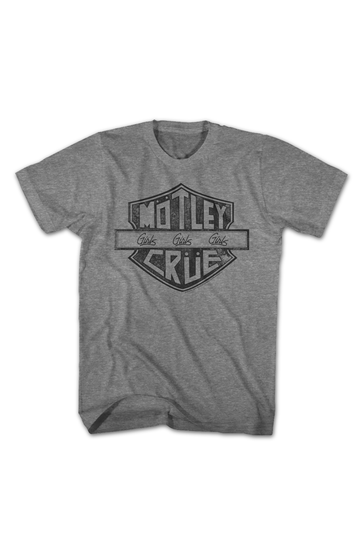 Girls Girls Girls Motorcycle Logo Motley Crue T-Shirt - Image 2