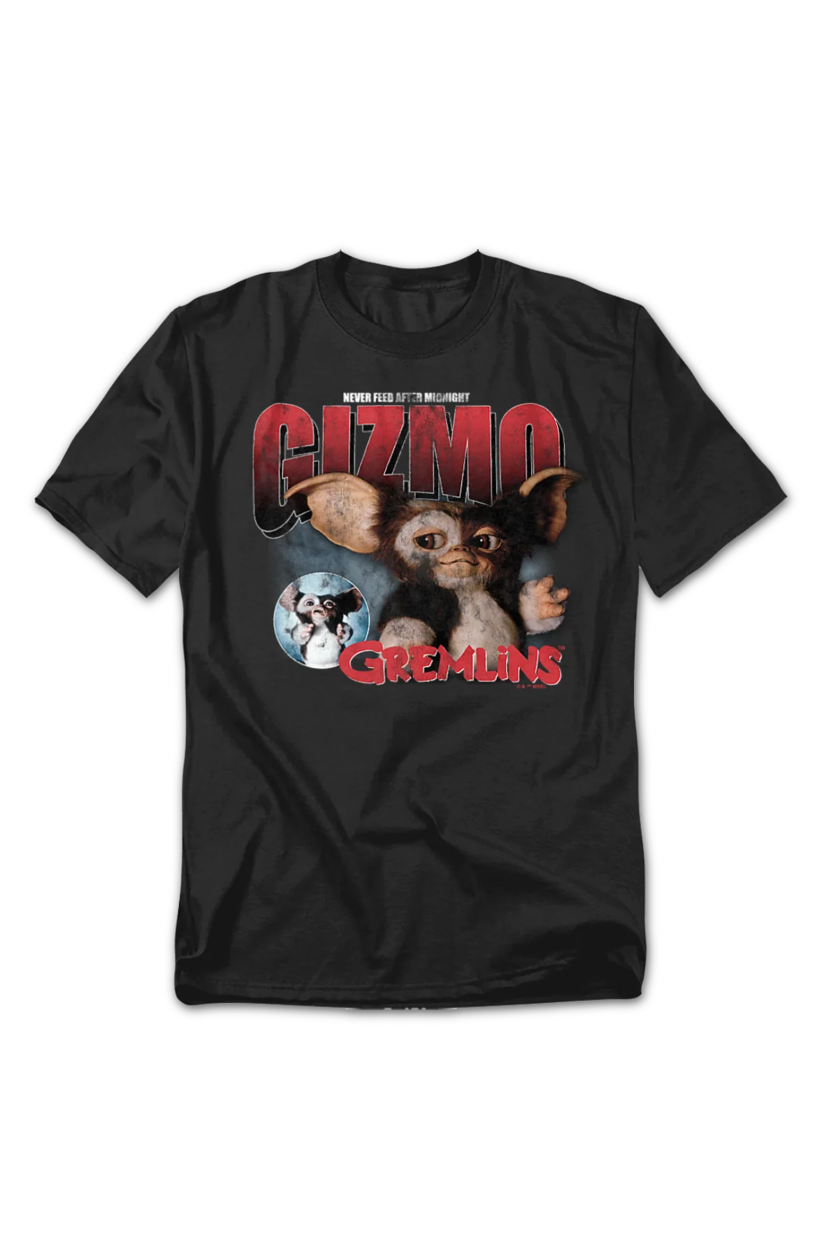 Gizmo Never Feed After Midnight Gremlins T-Shirt - Image 2