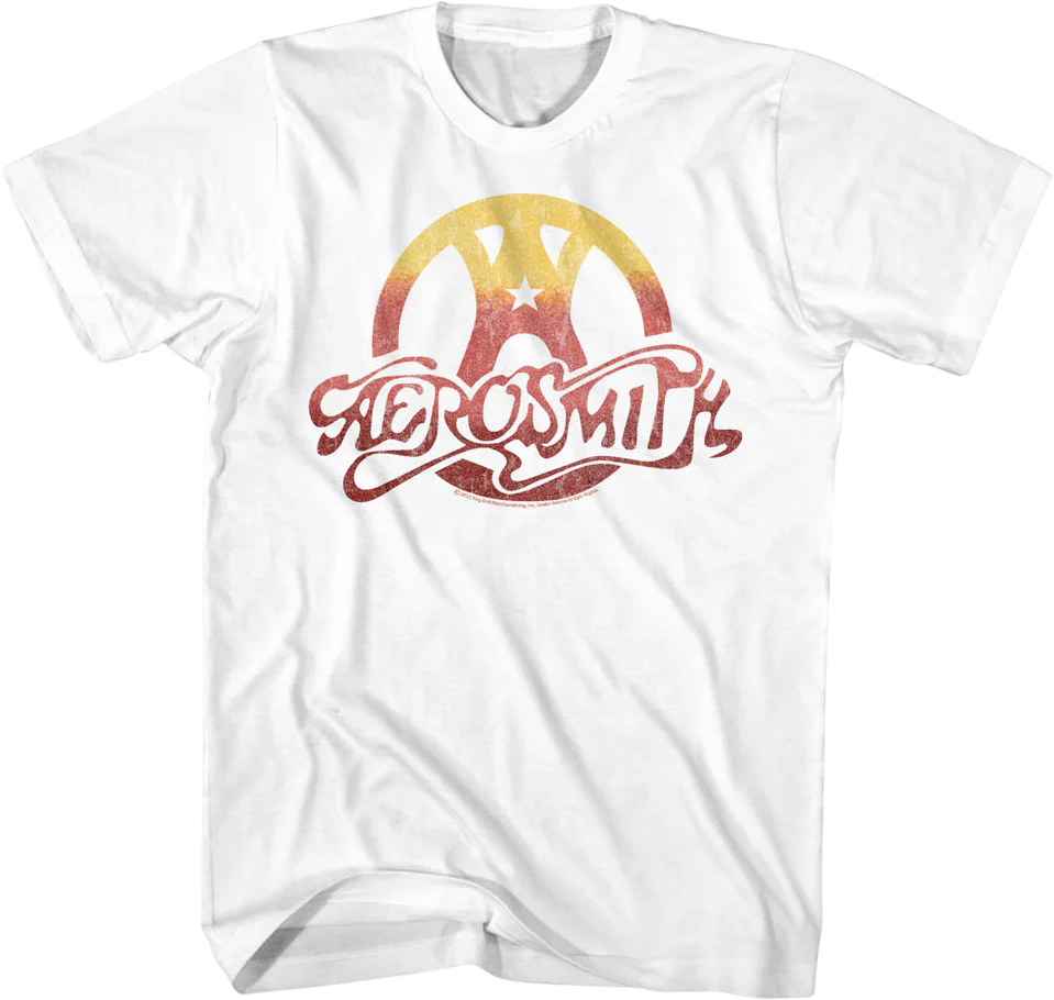 Gradient Logo Aerosmith T-Shirt
