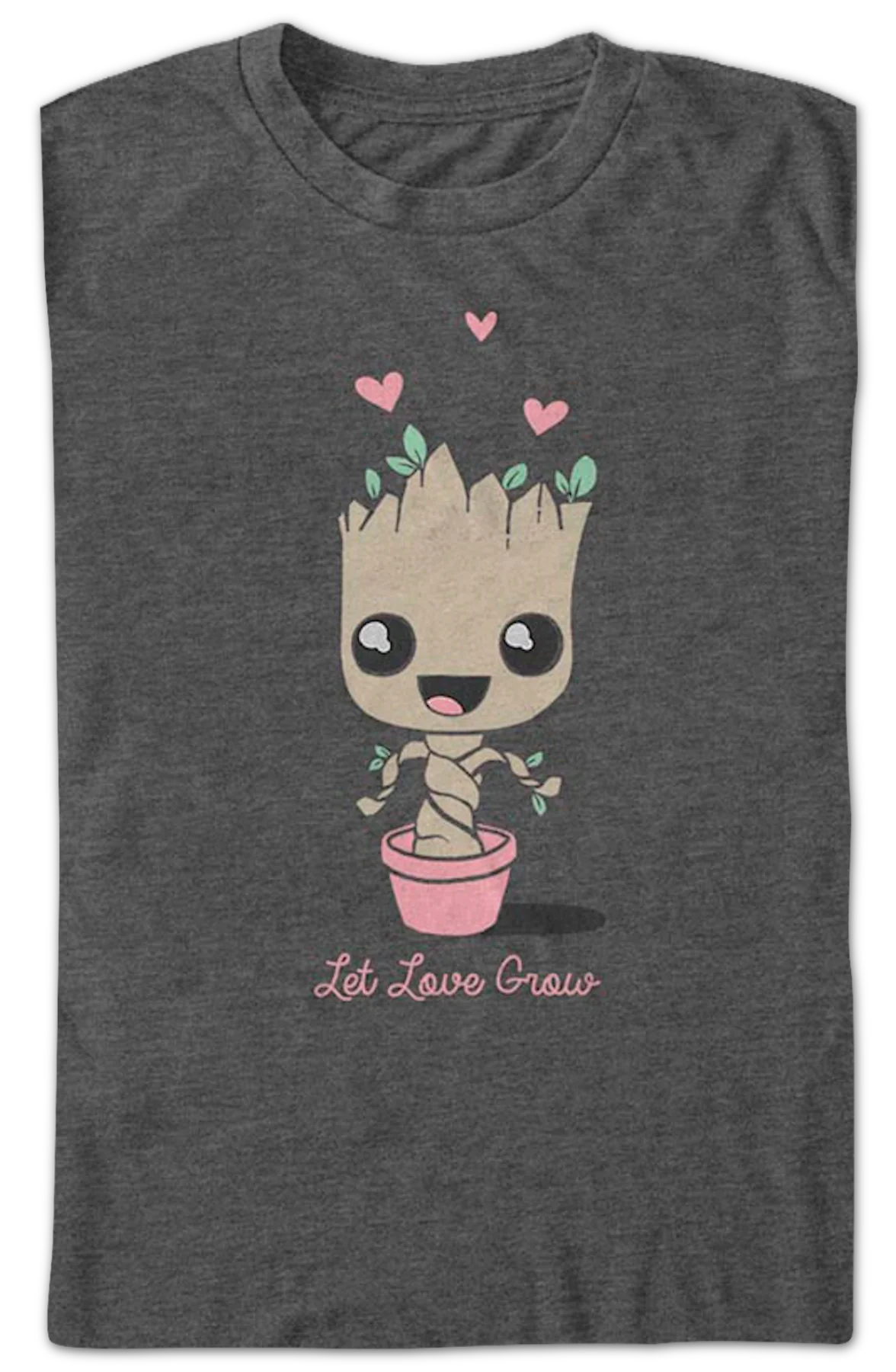 Groot Let Love Grow Marvel Comics T-Shirt - Image 2
