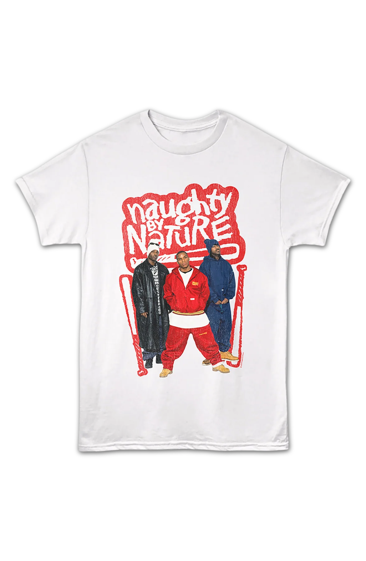 Group Photo Naughty By Nature T-Shirt - Image 2
