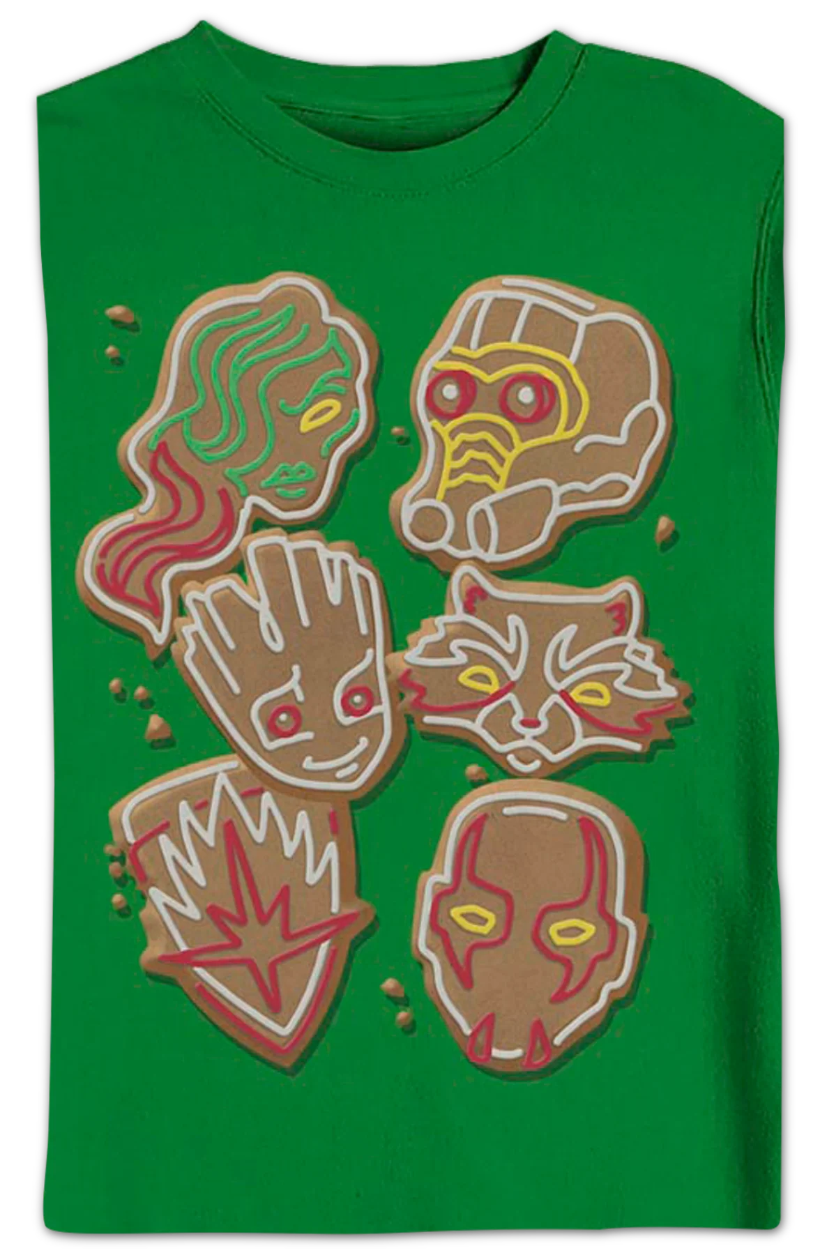 Guardians Of The Galaxy Christmas Cookies Marvel Comics Sweatshirt - Image 2
