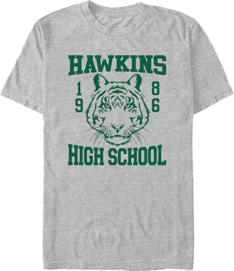 Hawkins High School Tigers 1986 Stranger Things T-Shirt