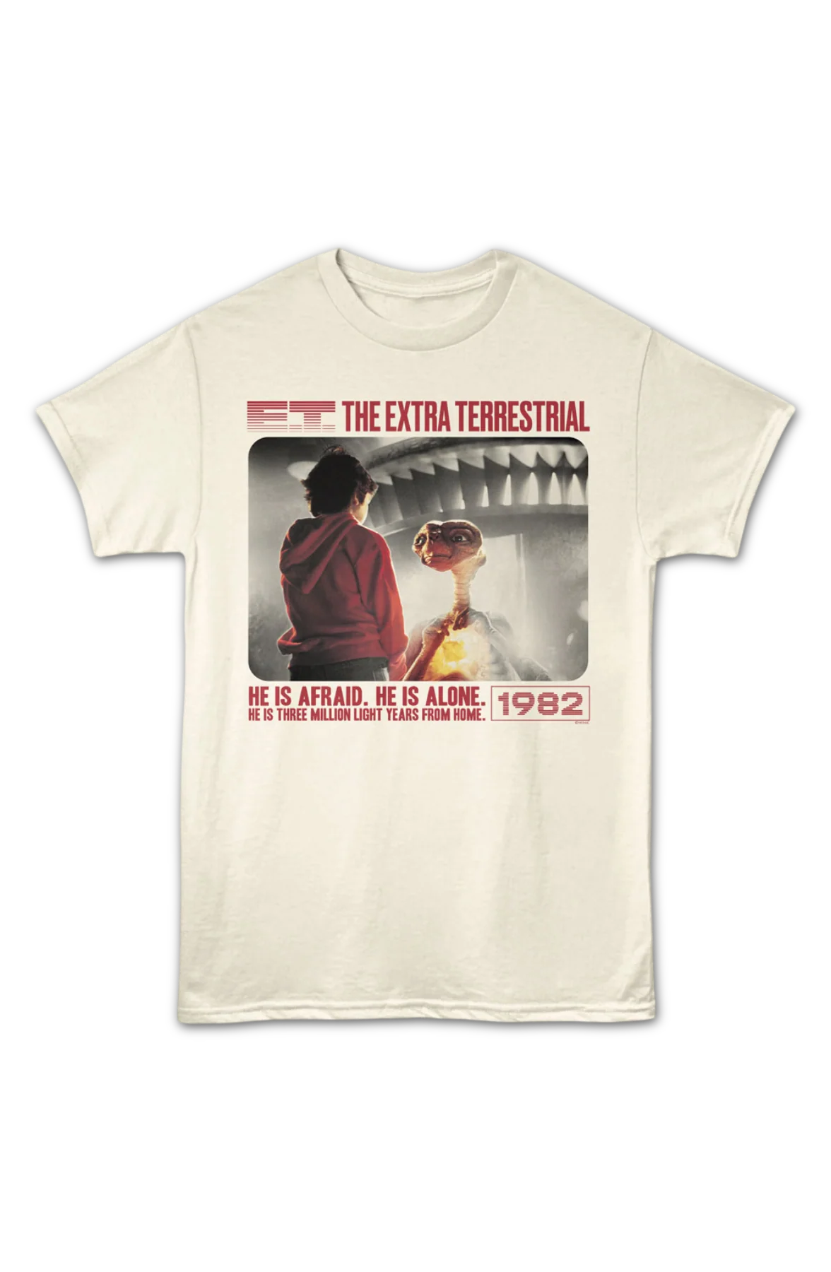 He Is Afraid E.T. The Extra-Terrestrial T-Shirt - Image 2