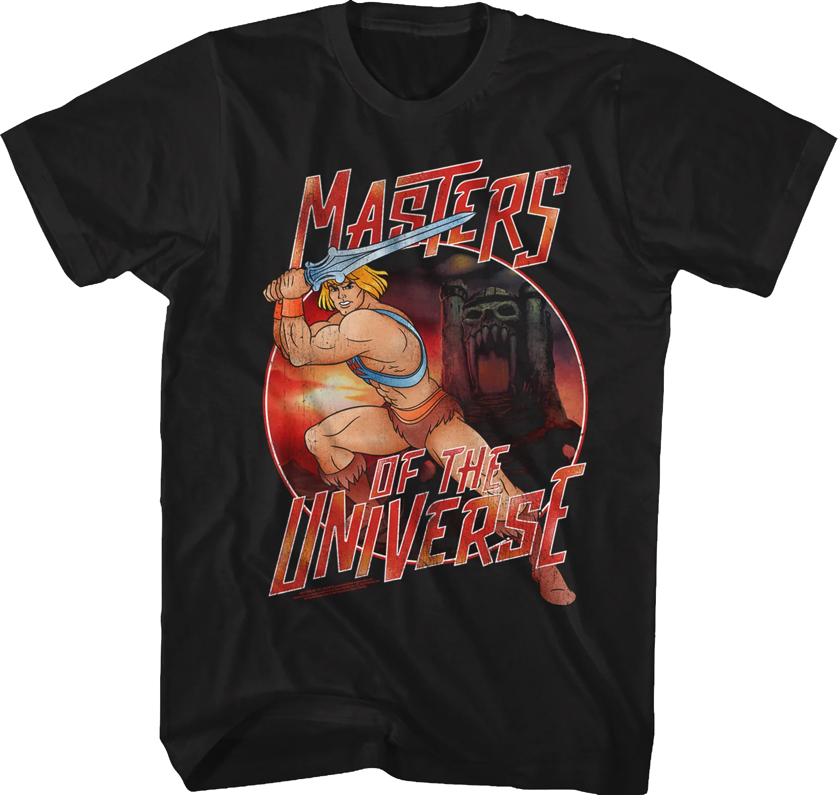 He-Man Action Pose Masters of the Universe Shirt