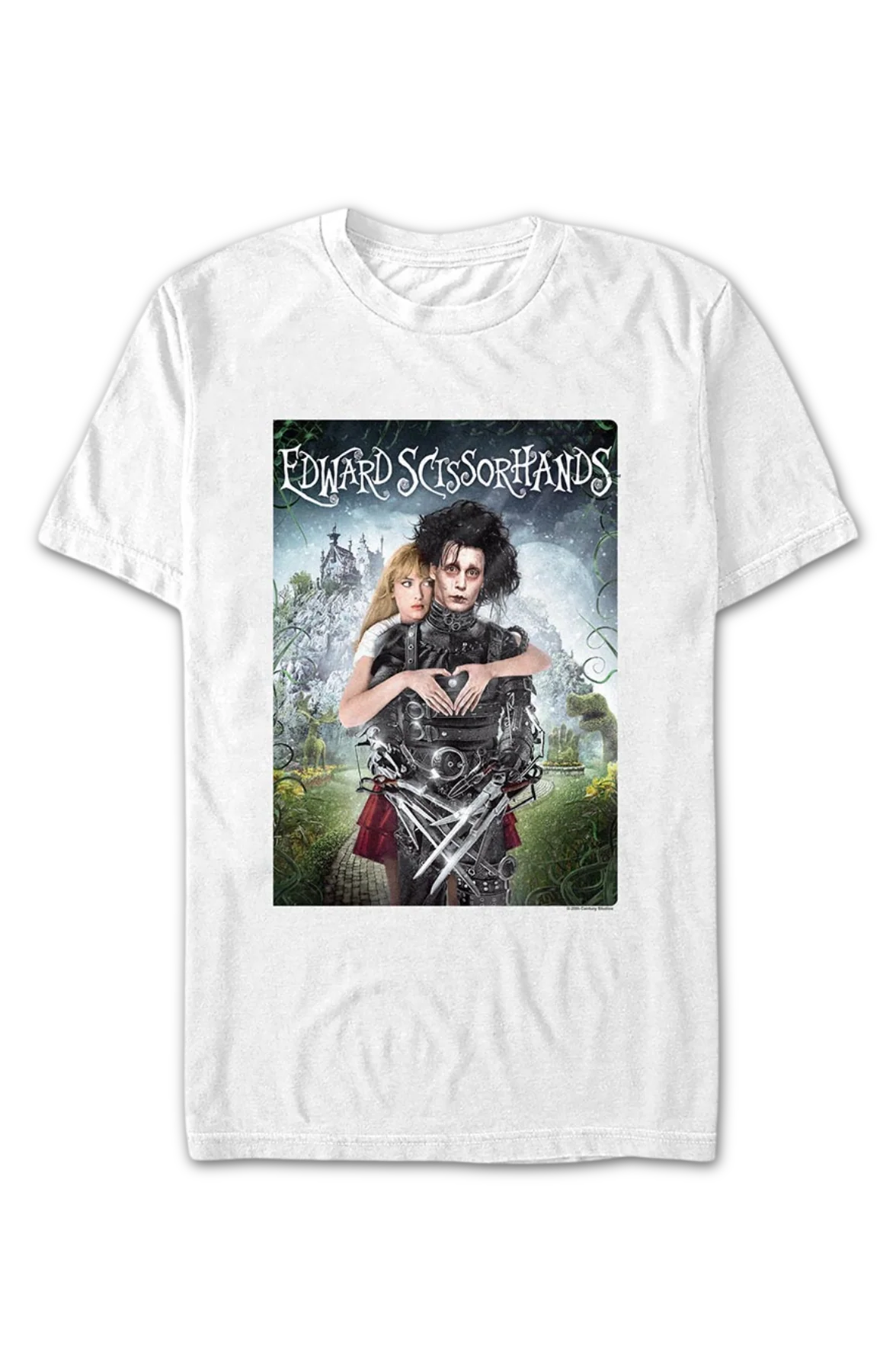 Heart Poster Edward Scissorhands T-Shirt - Image 2