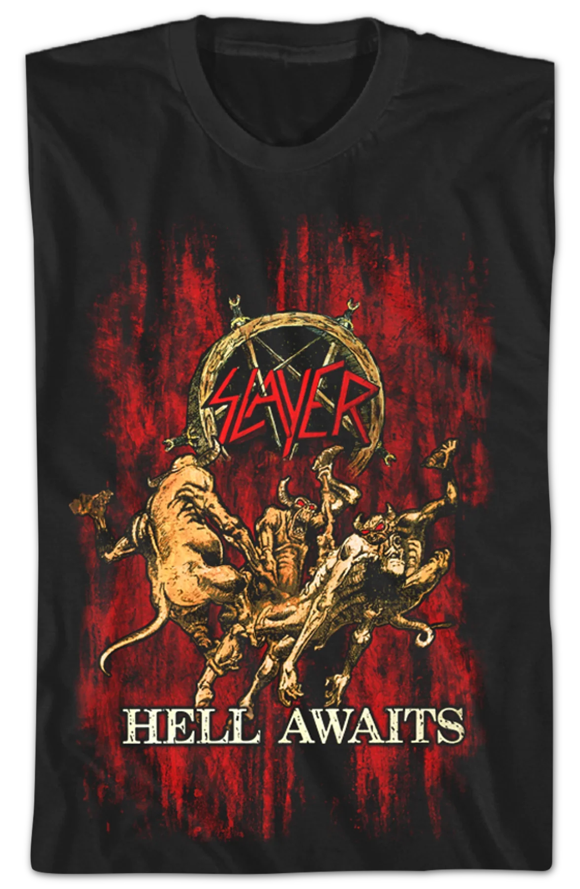 Hell Awaits Slayer T-Shirt - Image 2