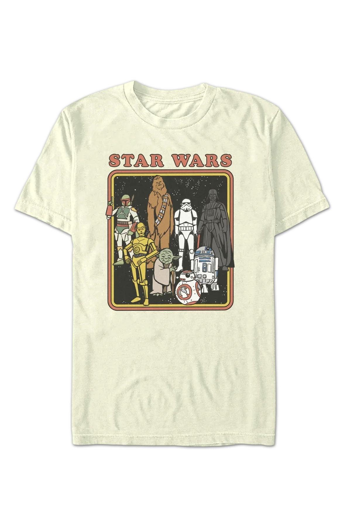 Heroes And Villains Retro Frame Star Wars T-Shirt - Image 2