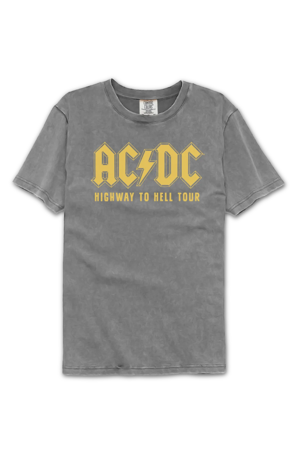 Highway To Hell Tour ACDC Comfort Colors Brand T-Shirt - Image 2