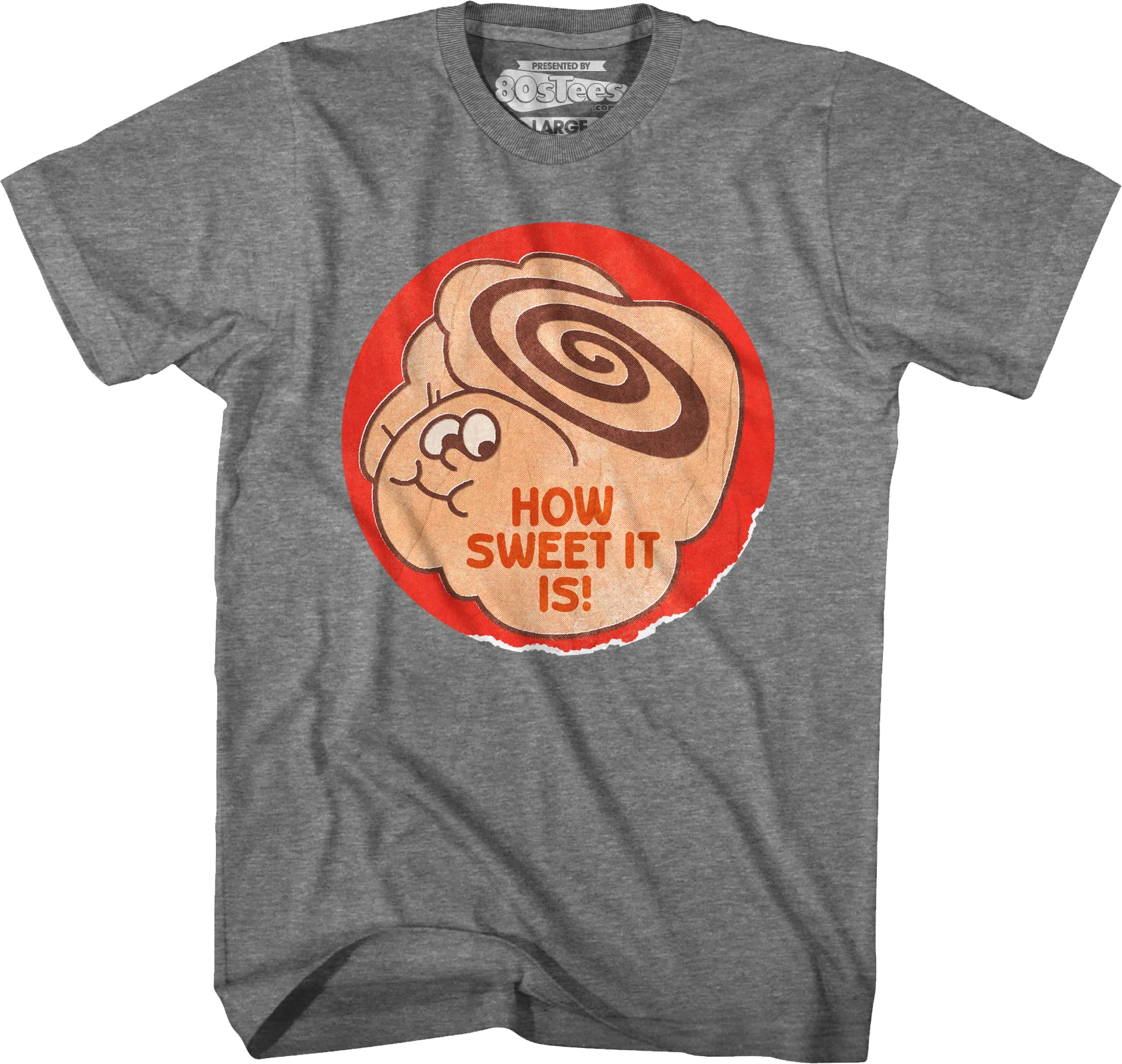 How Sweet It Is Scratch & Sniff Sticker T-Shirt - Image 7